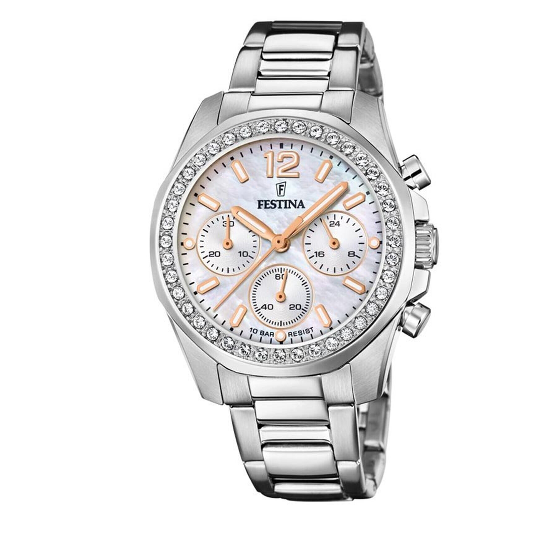 Festina Ceas Boyfriend Chronograph 20606/1 Argintiu - Pled.ro