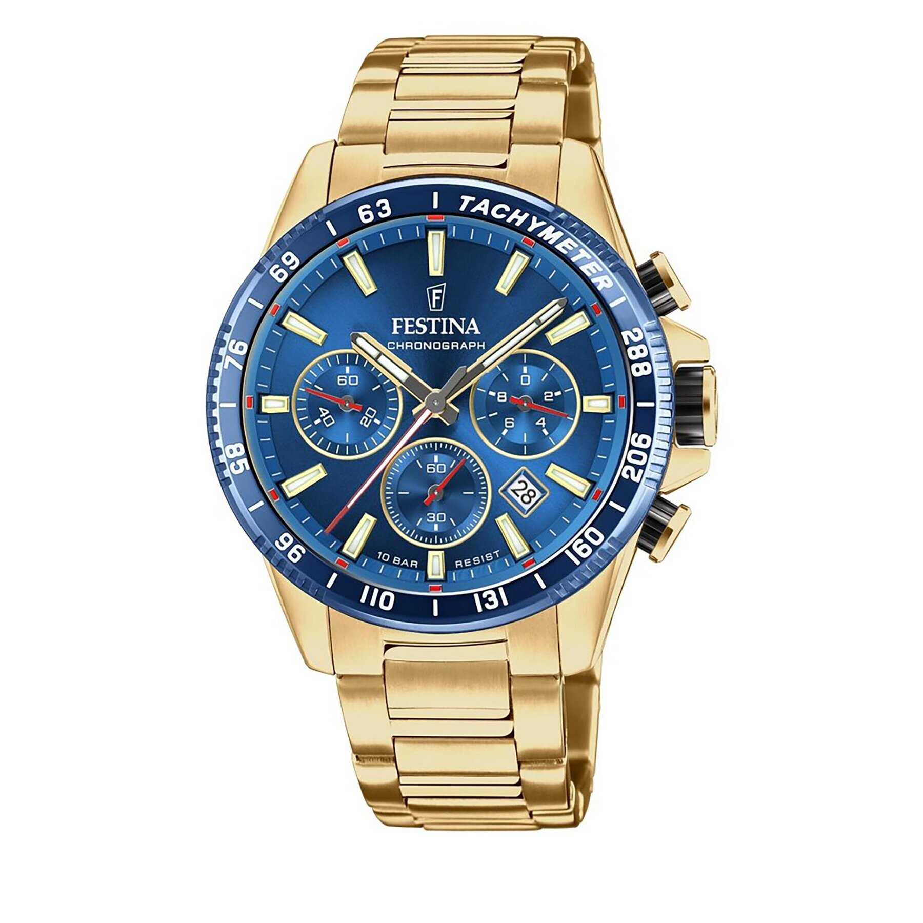 Festina Ceas Timeless Chronograph 20634/3 Auriu - Pled.ro