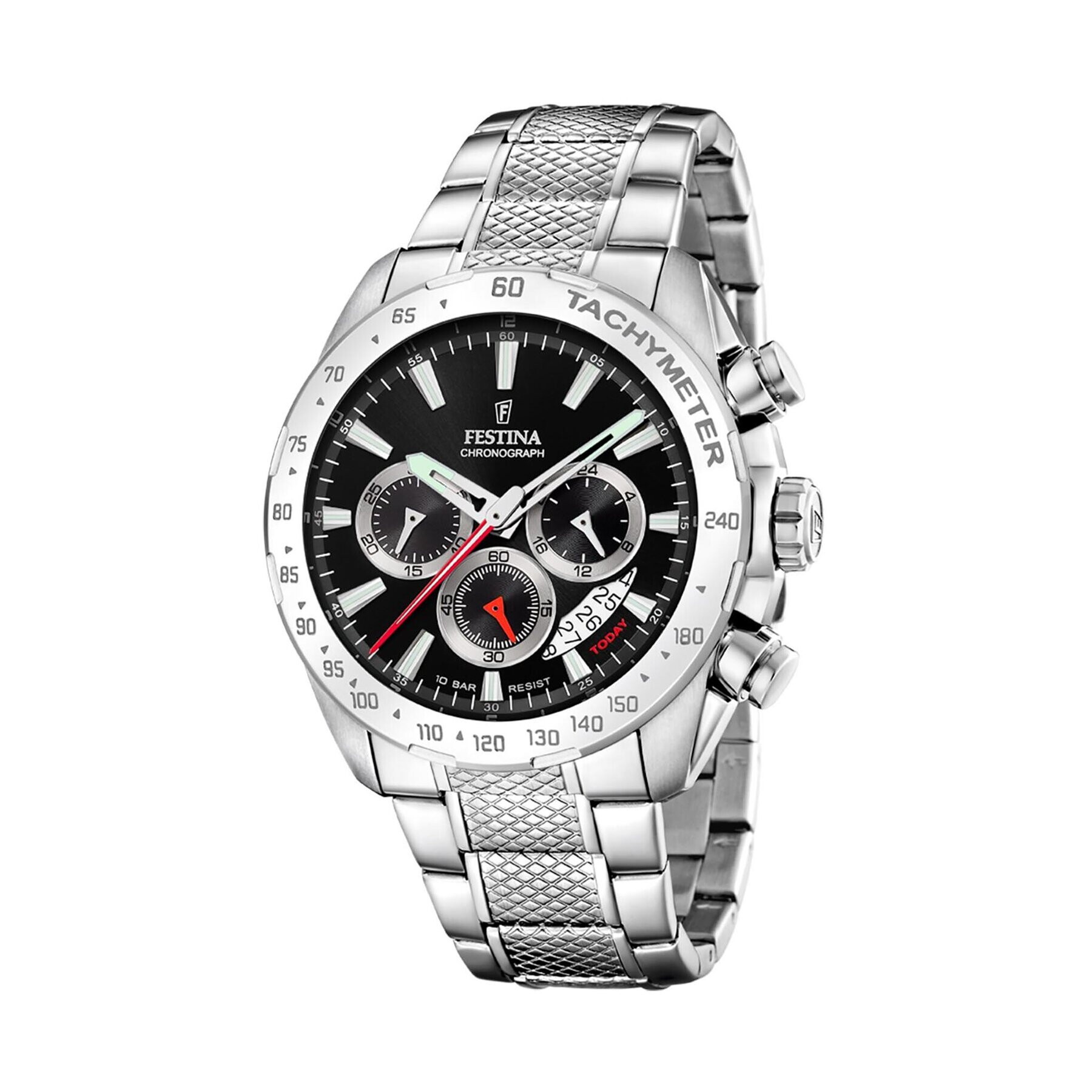 Festina Ceas Timeless Chronograph 20668/4 Argintiu - Pled.ro