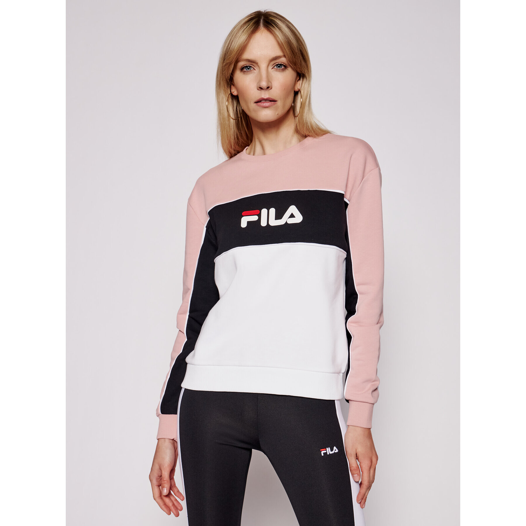 Fila Bluză Amina 688489 Roz Regular Fit - Pled.ro