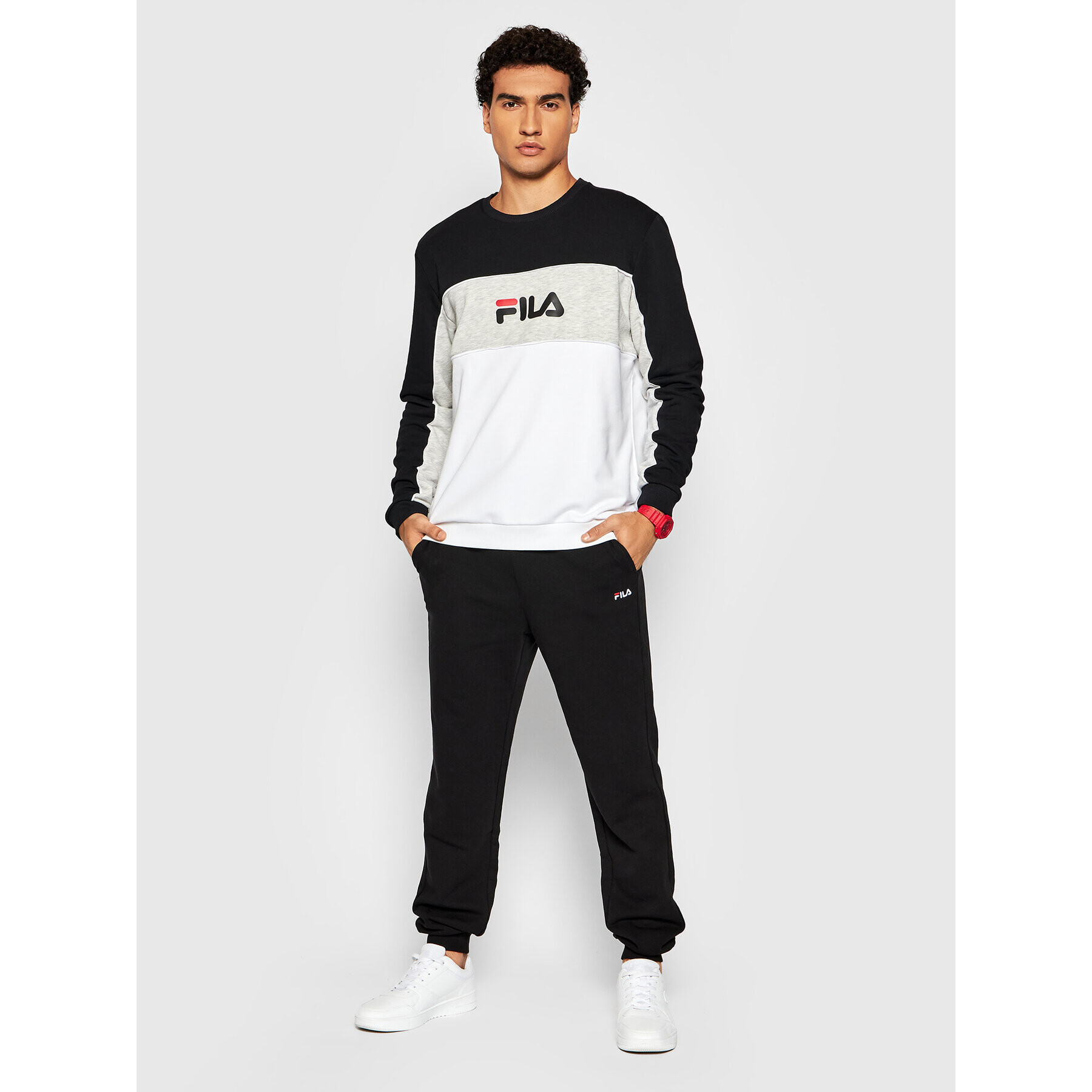 Fila Bluză Aqil 688467 Alb Regular Fit - Pled.ro