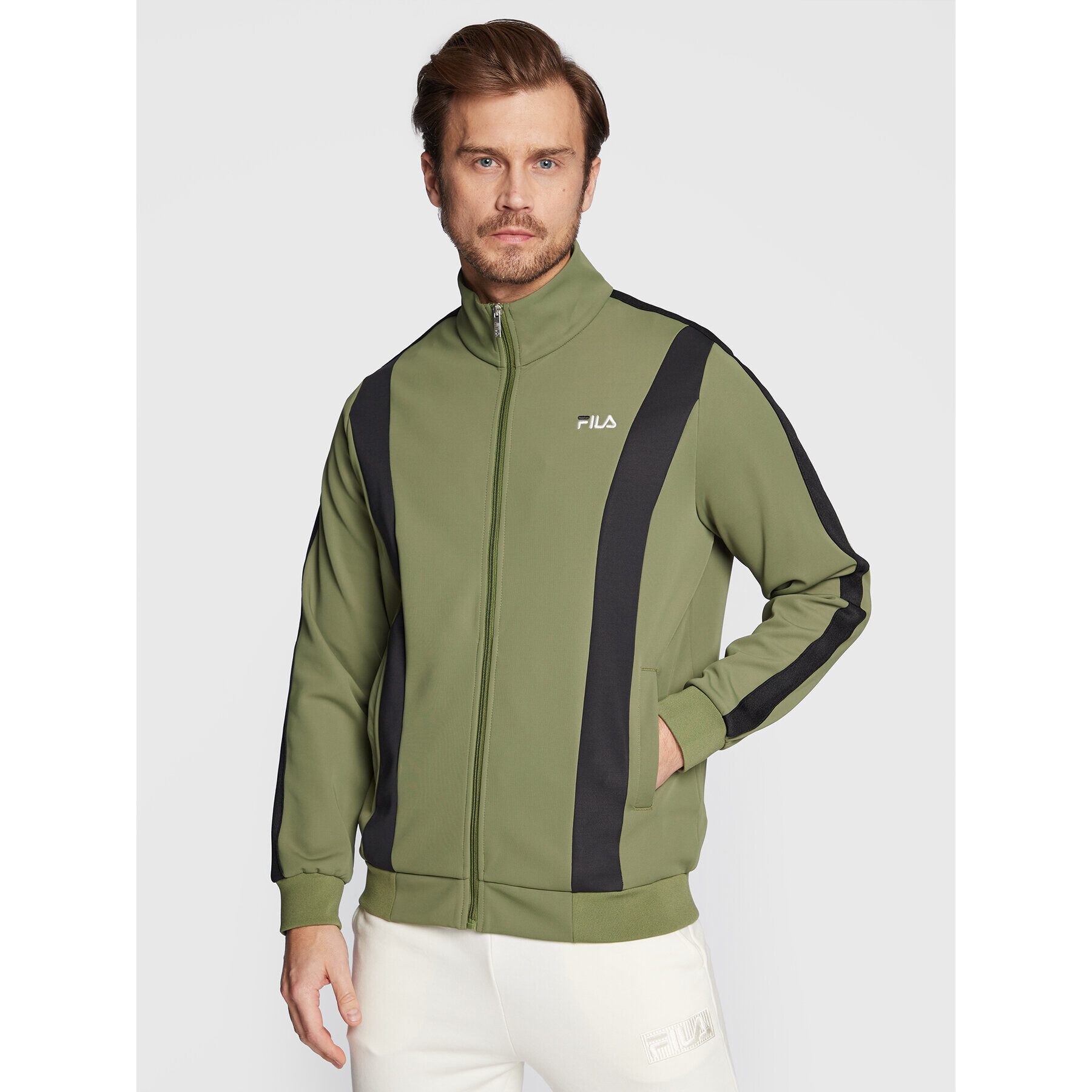 Fila Bluză Bastia FAM0173 Verde Regular Fit - Pled.ro