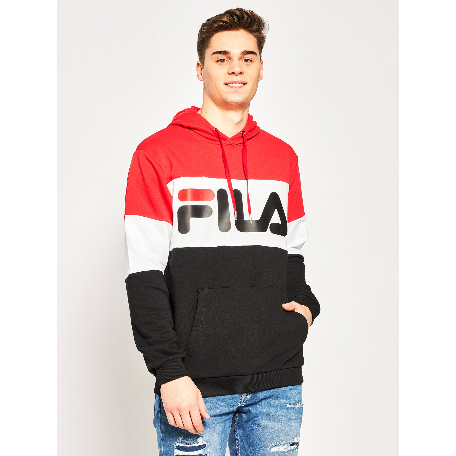 Fila Bluză Blocked 688051 Colorat Regular Fit - Pled.ro