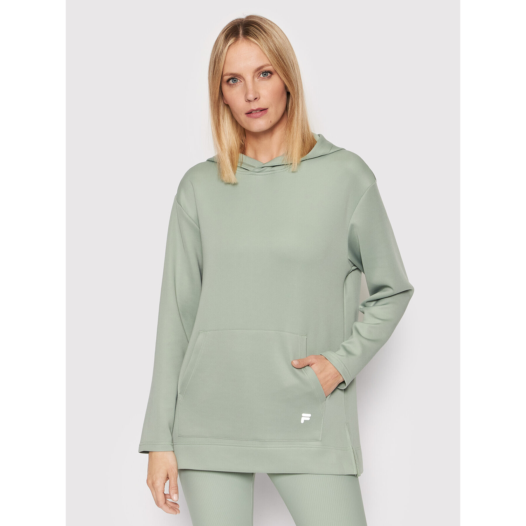 Fila Bluză Candela FAW0091 Verde Relaxed Fit - Pled.ro