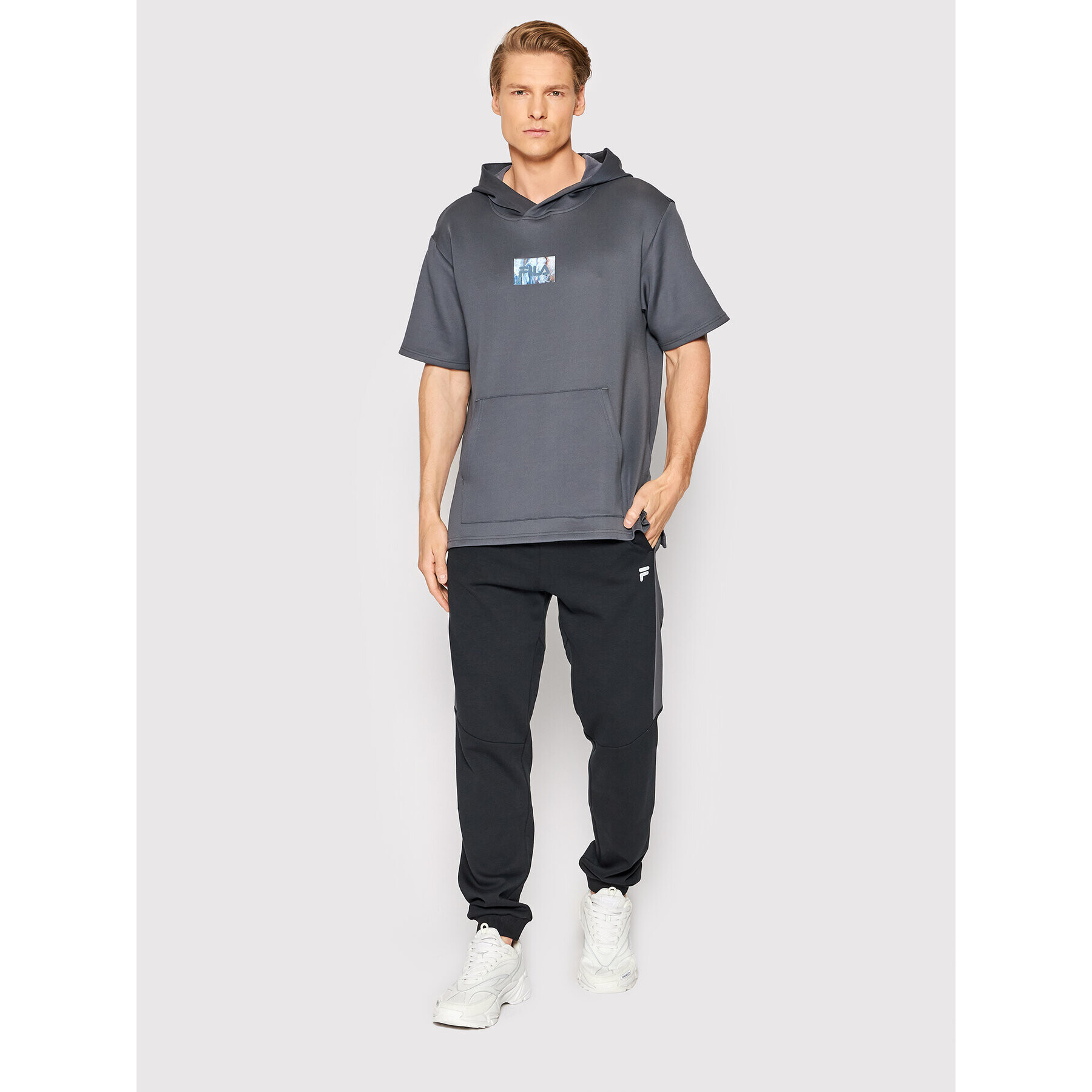 Fila Bluză Comiso FAM0052 Gri Regular Fit - Pled.ro