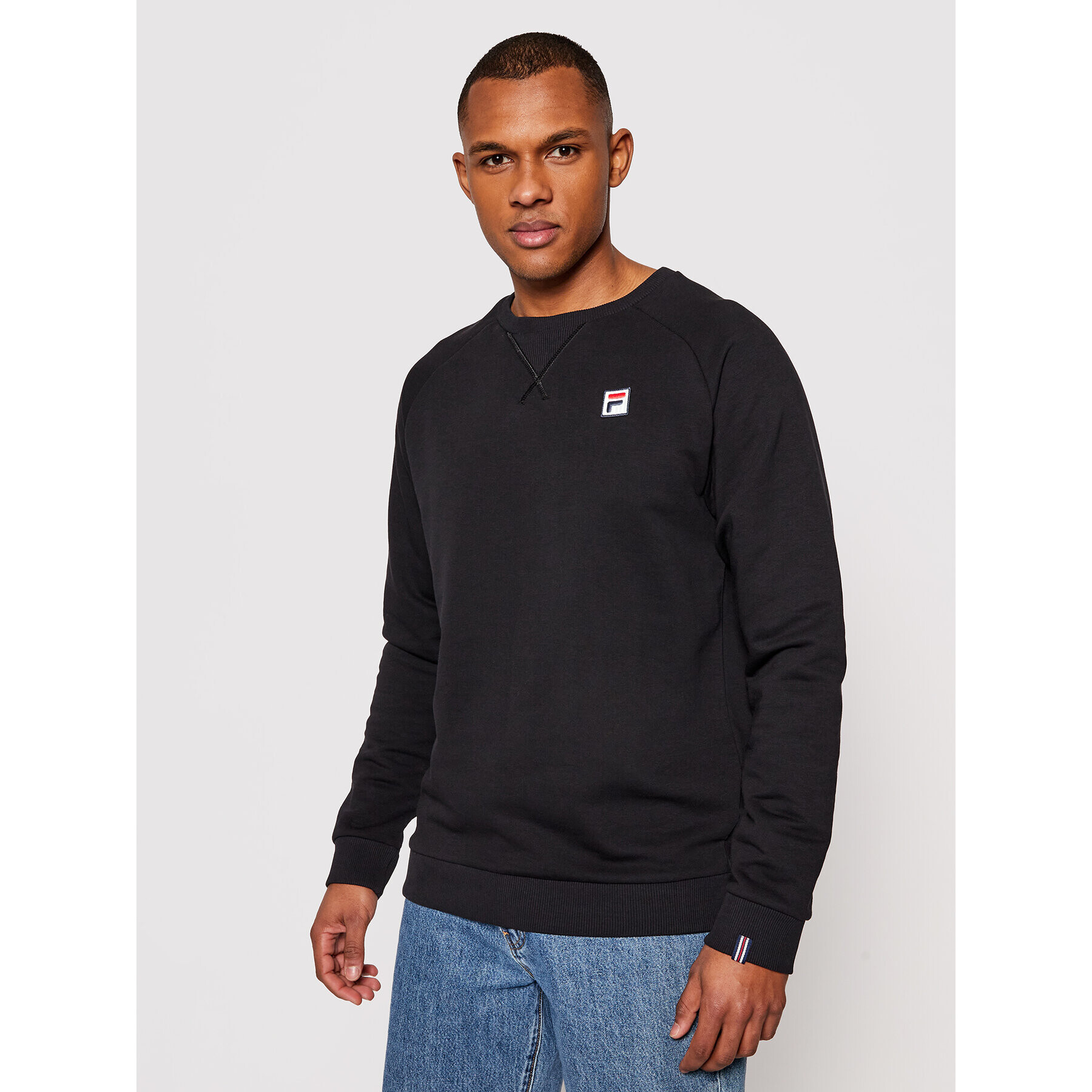 Fila Bluză Heath Raglan 688563 Negru Regular Fit - Pled.ro