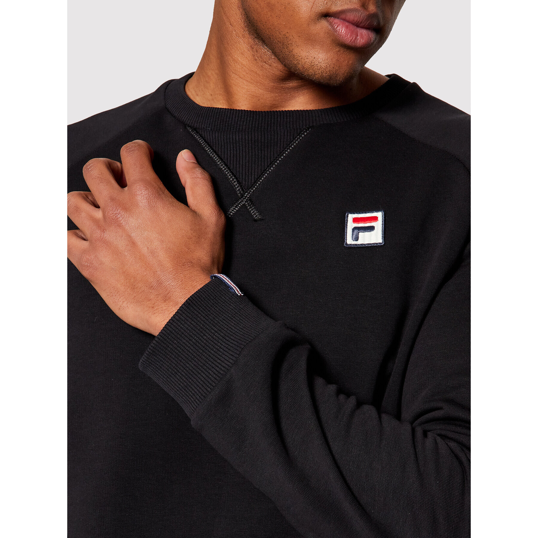 Fila Bluză Heath Raglan 688563 Negru Regular Fit - Pled.ro