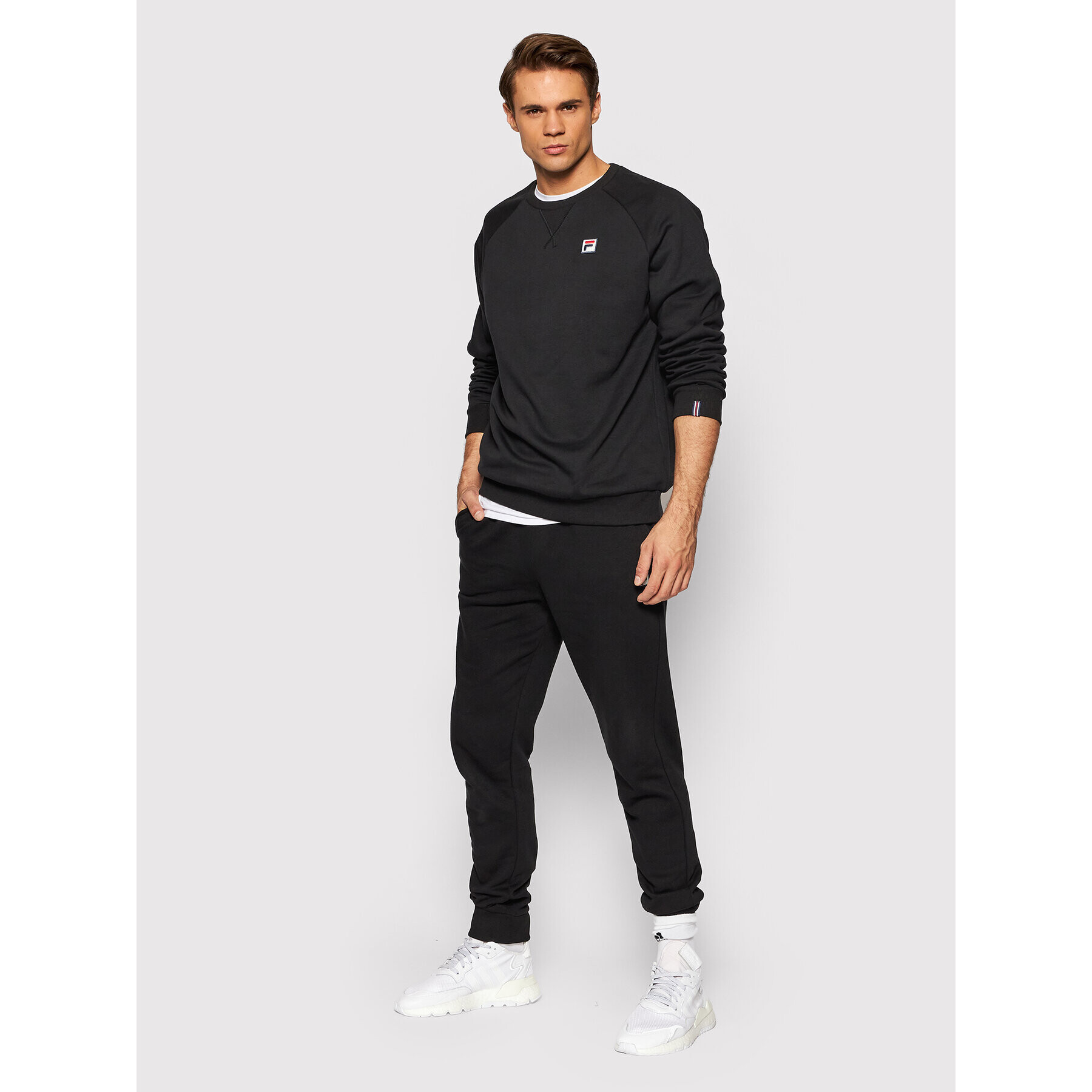 Fila Bluză Heath Raglan 689038 Negru Regular Fit - Pled.ro