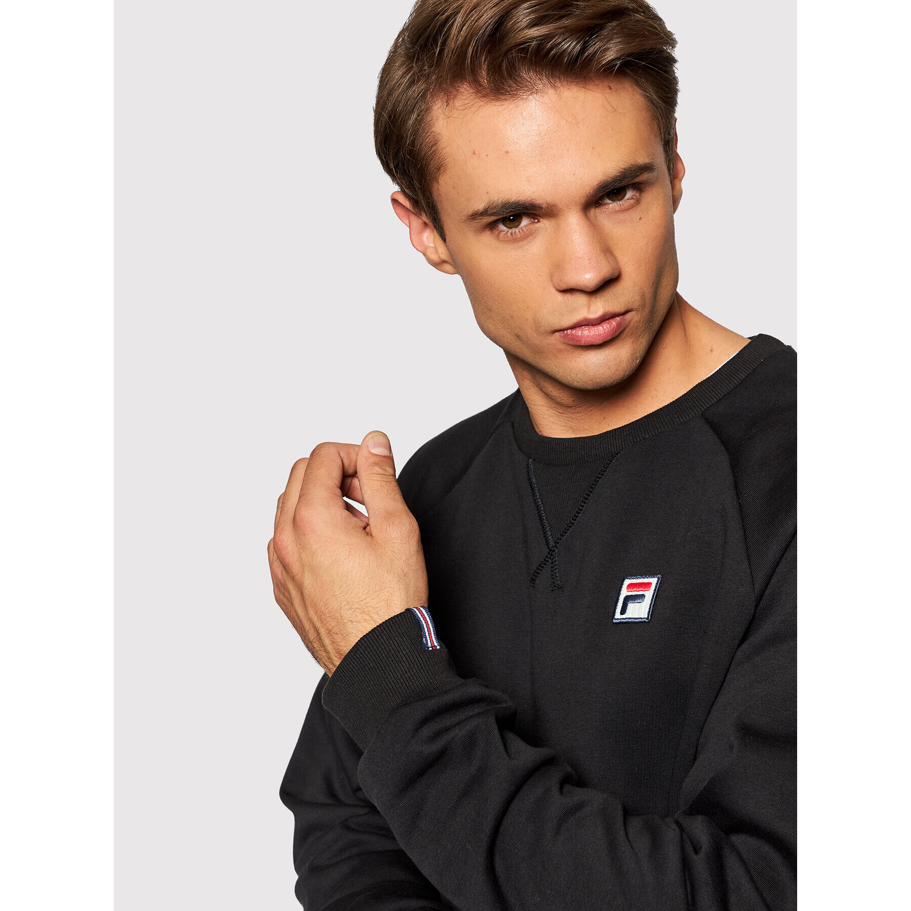 Fila Bluză Heath Raglan 689038 Negru Regular Fit - Pled.ro