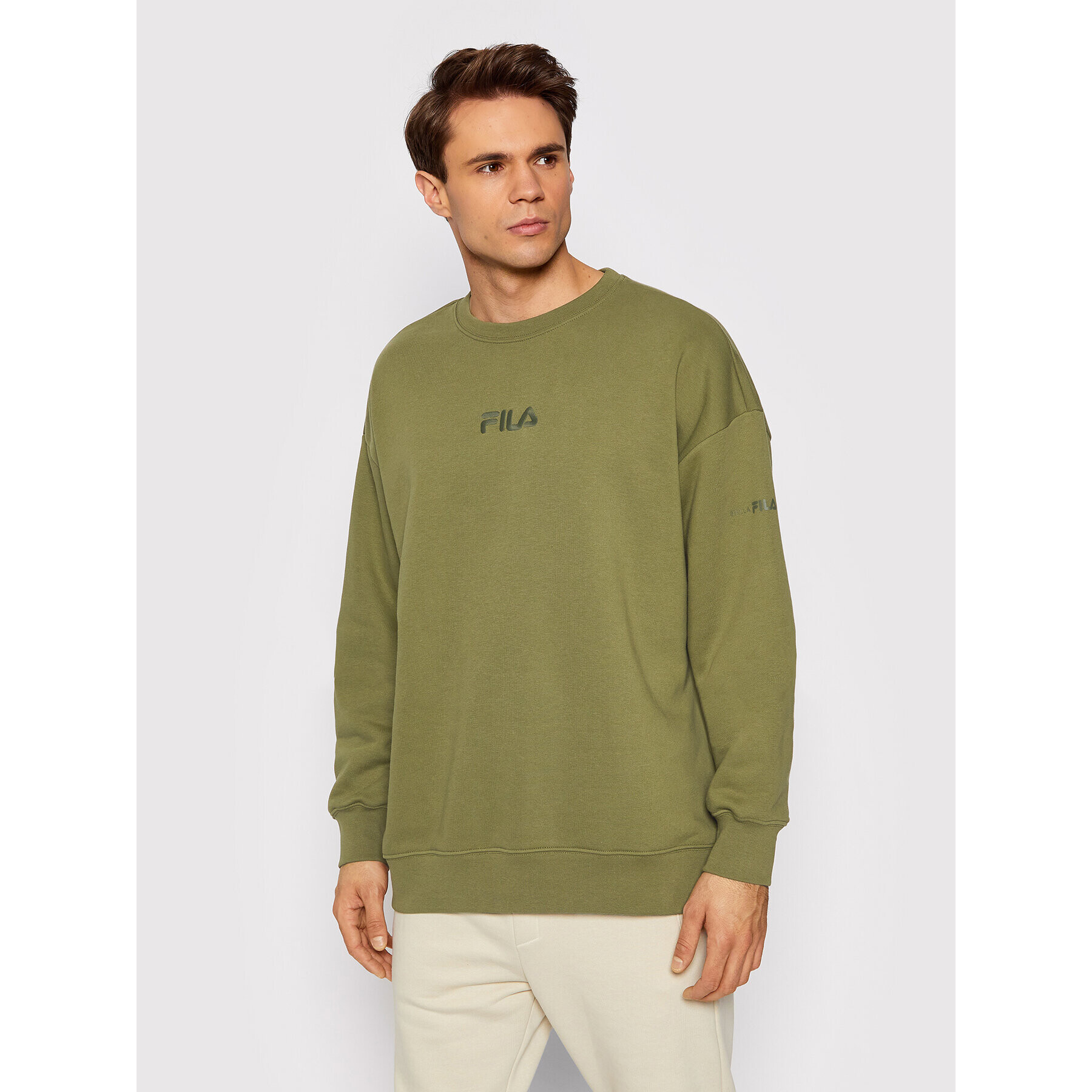 Fila Bluză James 689773 Verde Relaxed Fit - Pled.ro