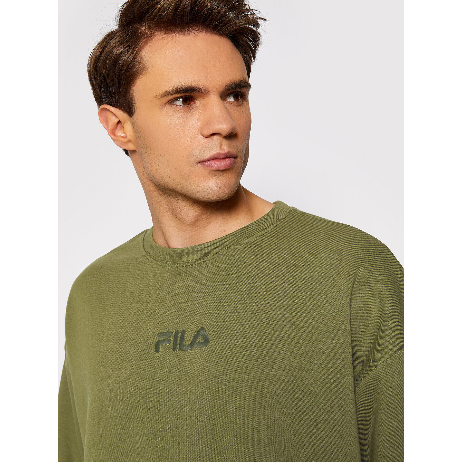 Fila Bluză James 689773 Verde Relaxed Fit - Pled.ro