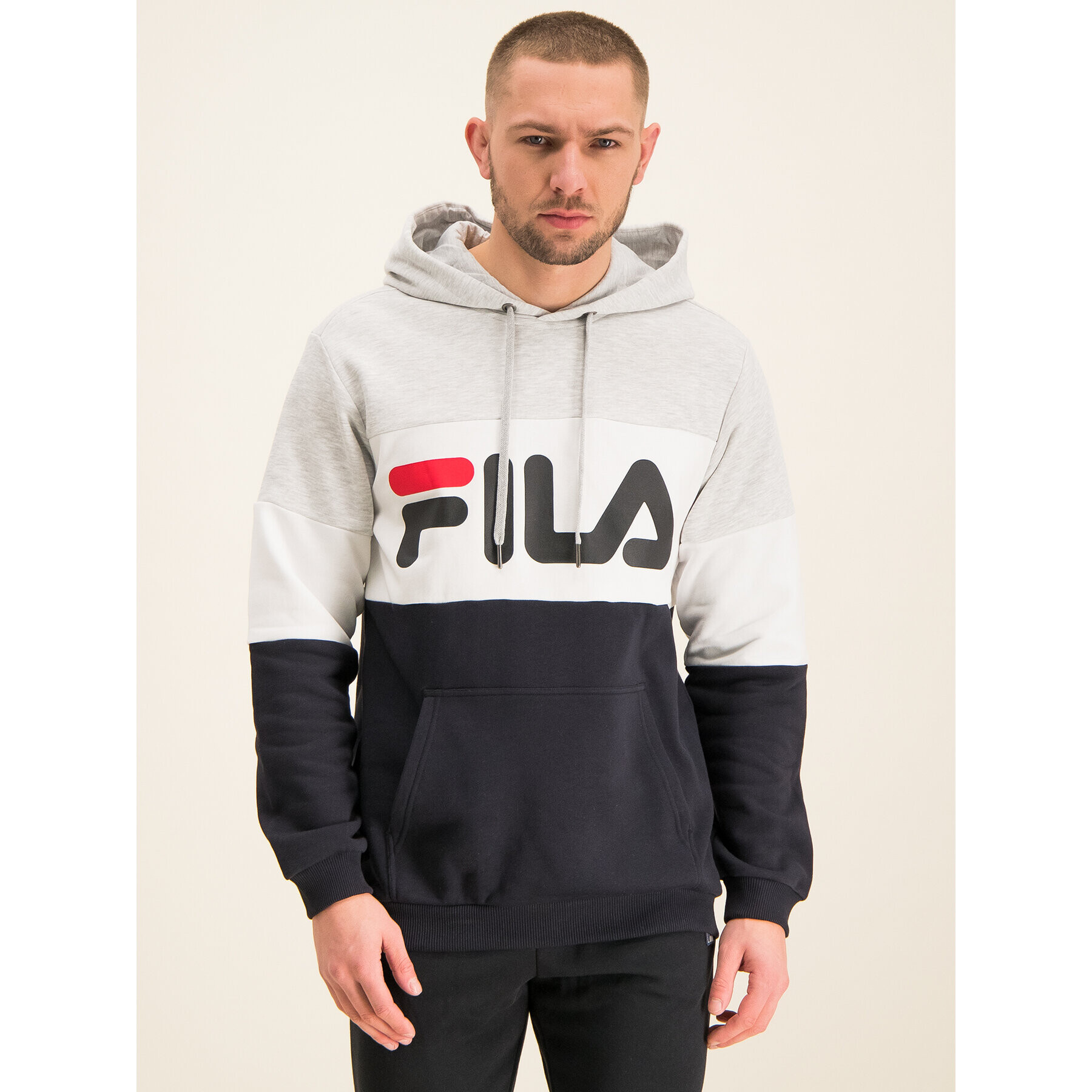 Fila Bluză Night Blocked 687001 Colorat Regular Fit - Pled.ro