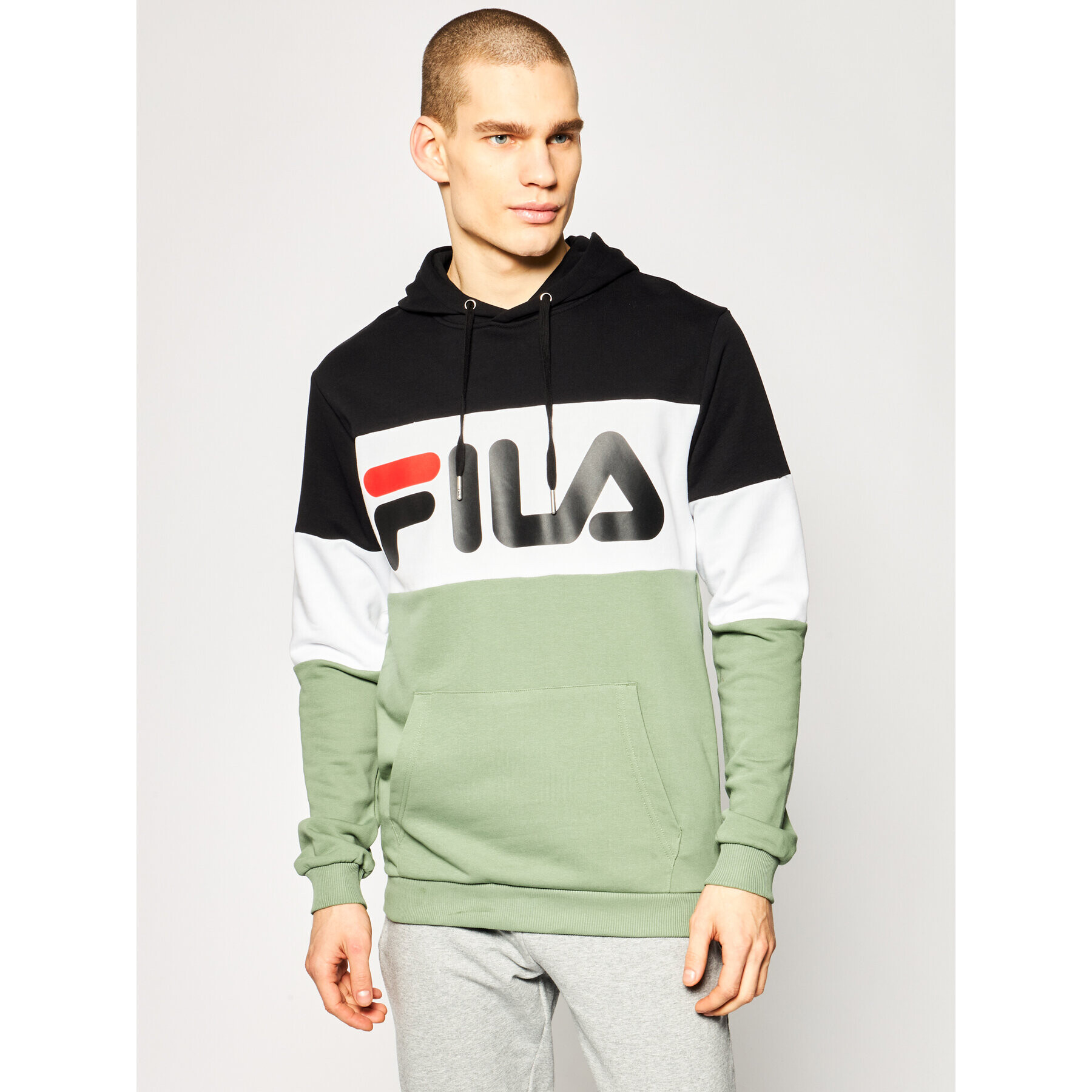 Fila Bluză Night Blocked 688051 Colorat Regular Fit - Pled.ro