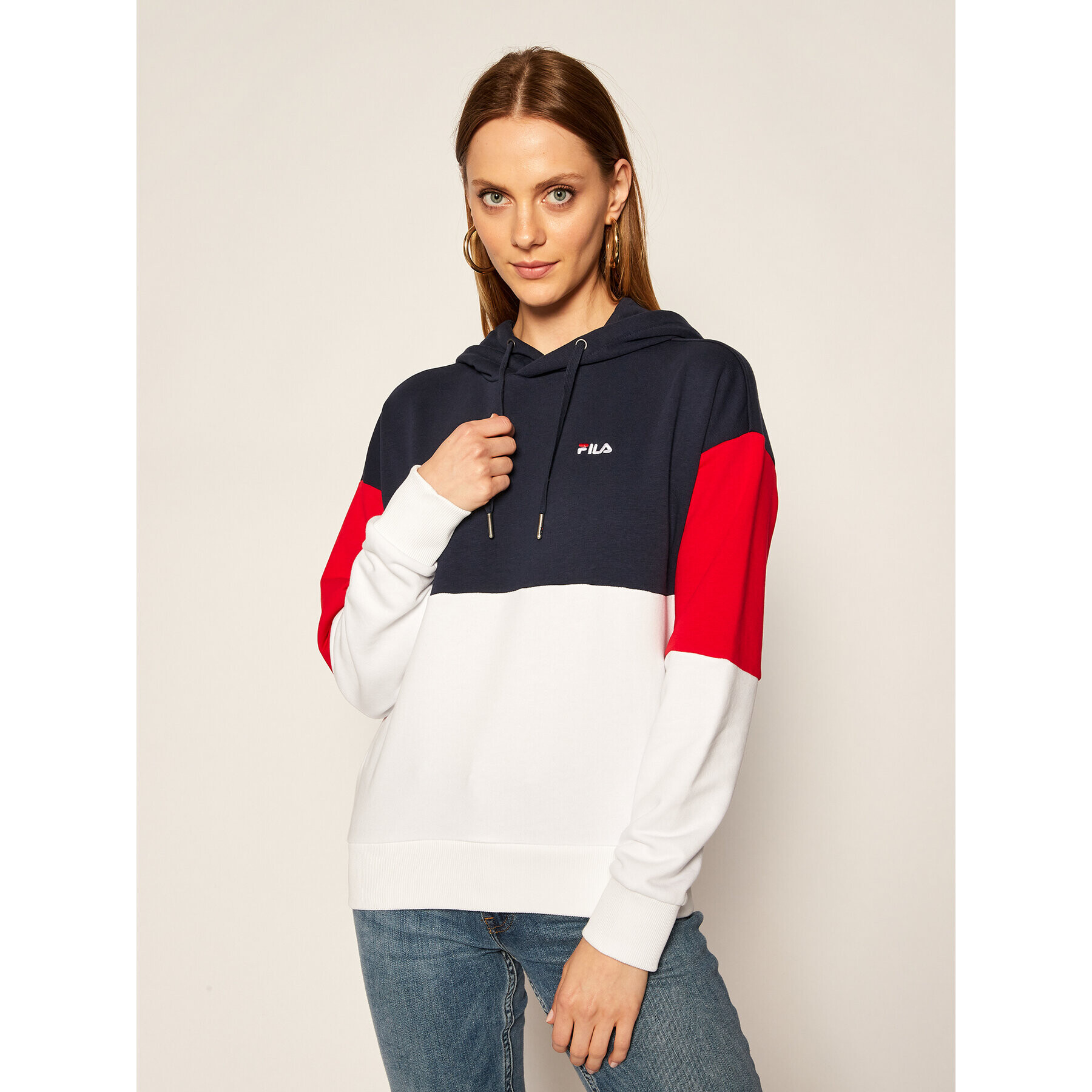 Fila Bluză Sanja Cropped 687977 Colorat Regular Fit - Pled.ro