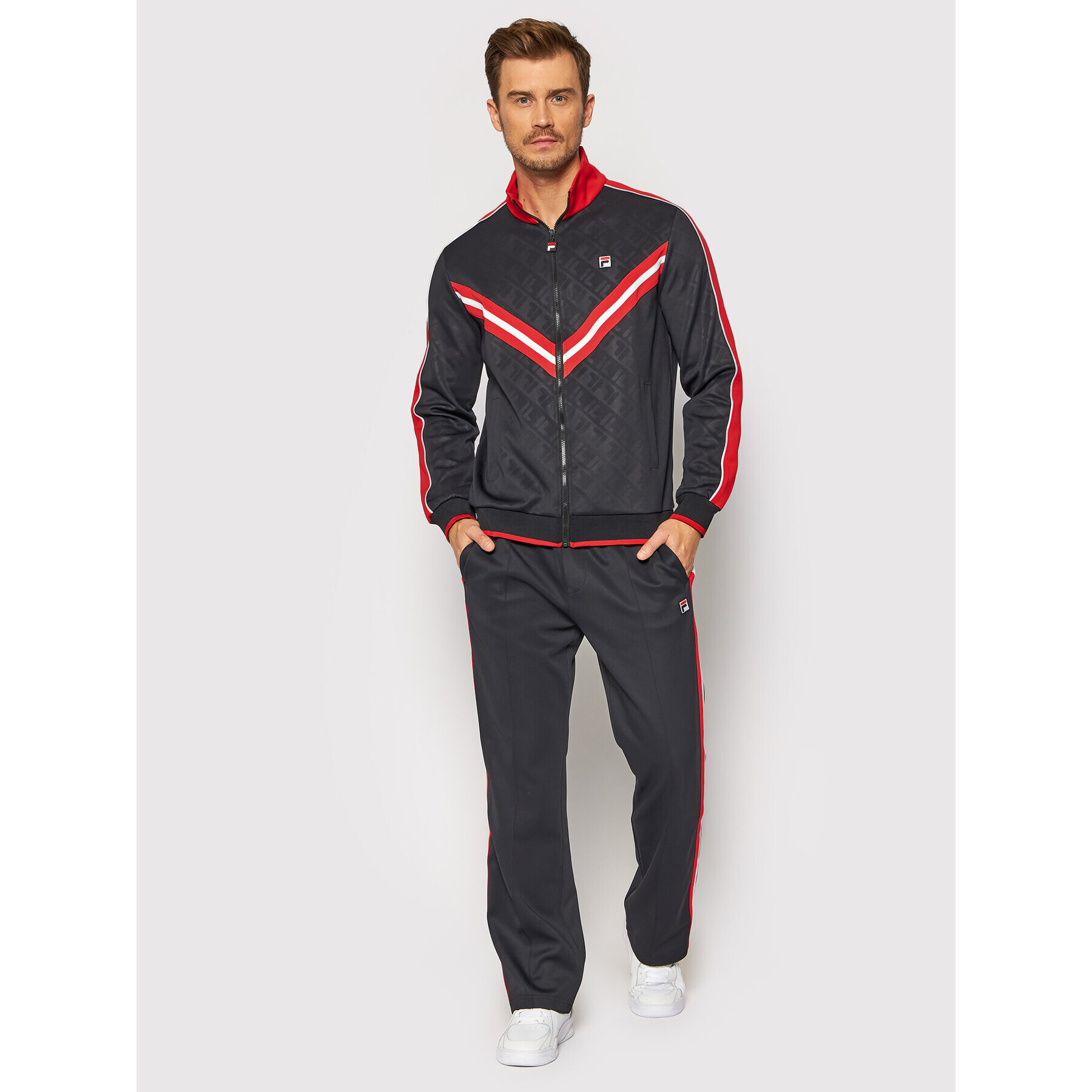 Fila Bluză Tauri Track 689169 Negru Regular Fit - Pled.ro