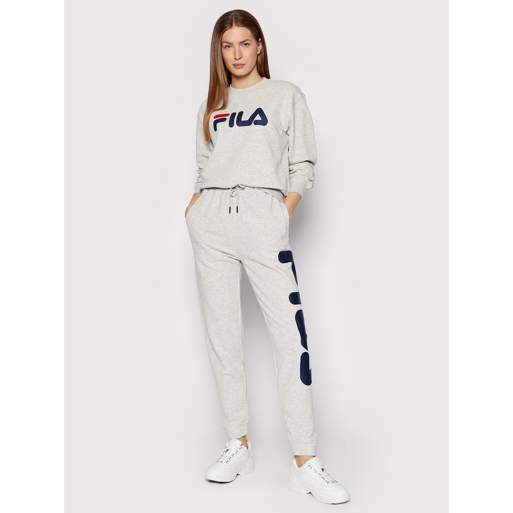 Fila Bluză Unisex Barbian FAU0066 Gri Regular Fit - Pled.ro