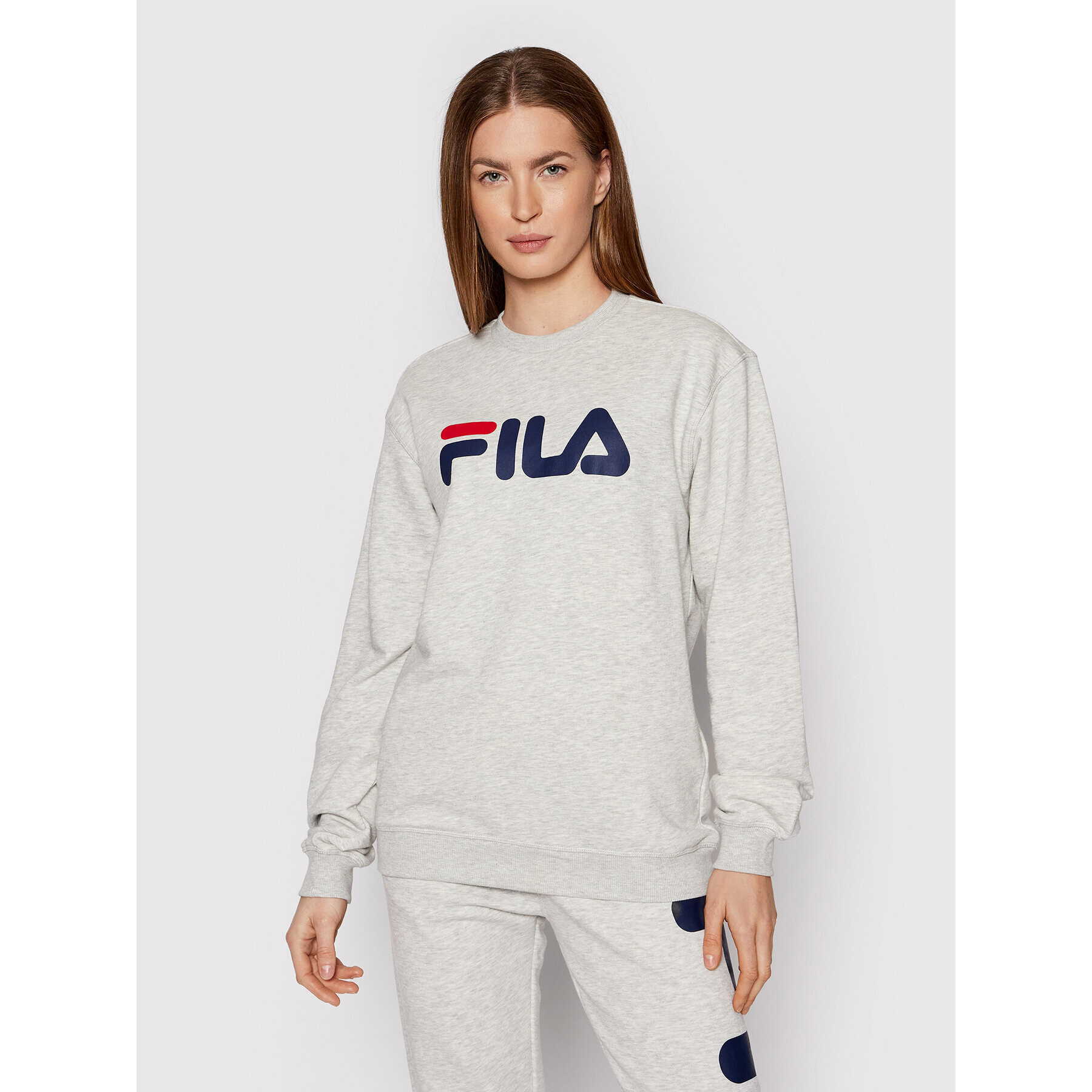 Fila Bluză Unisex Barbian FAU0066 Gri Regular Fit - Pled.ro