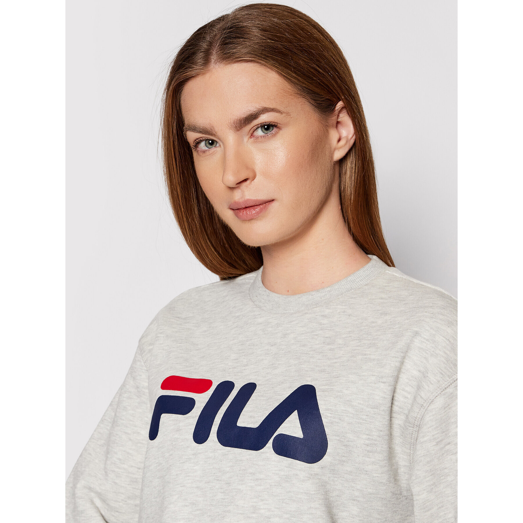 Fila Bluză Unisex Barbian FAU0066 Gri Regular Fit - Pled.ro