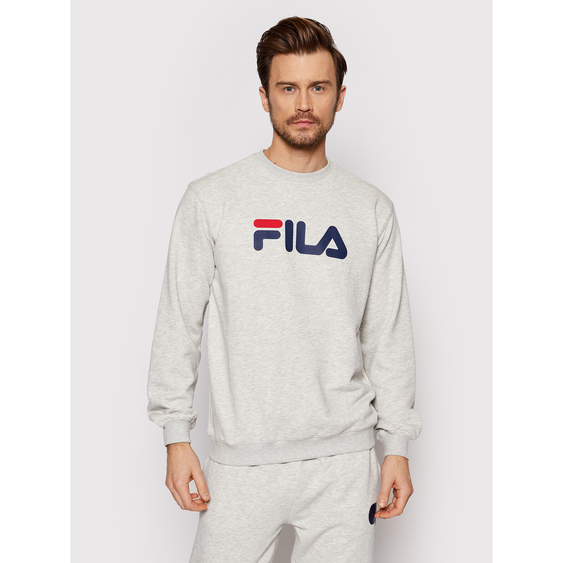 Fila Bluză Unisex Barbian FAU0066 Gri Regular Fit - Pled.ro