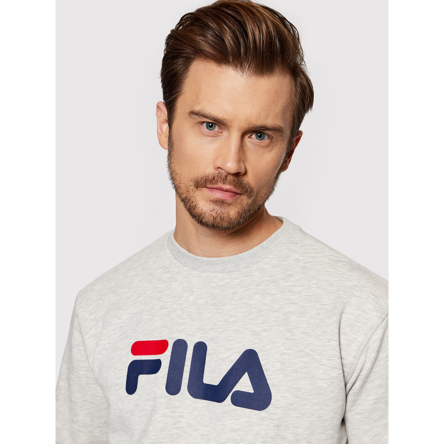 Fila Bluză Unisex Barbian FAU0066 Gri Regular Fit - Pled.ro