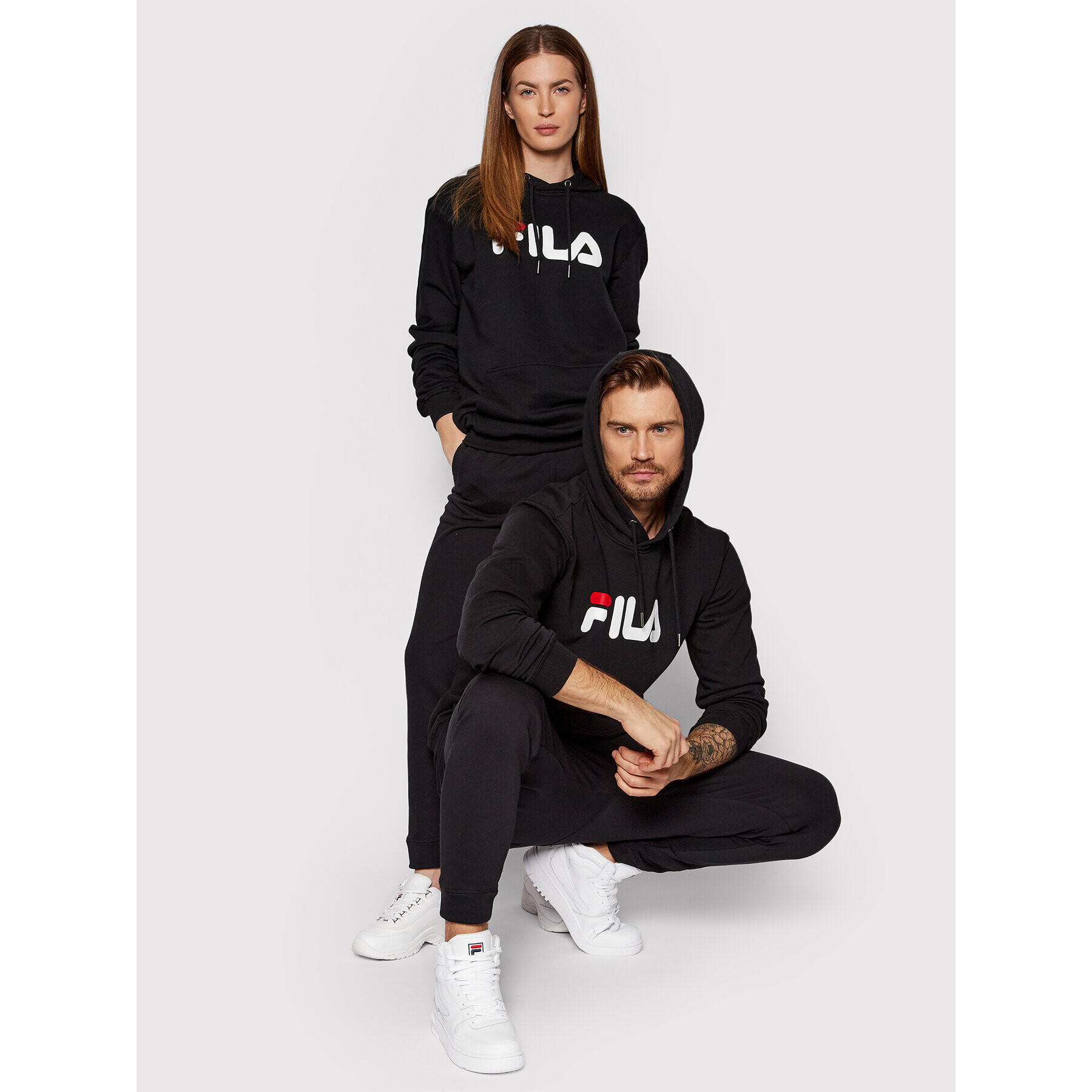 Fila Bluză Unisex Barumini FAU0068 Negru Regular Fit - Pled.ro