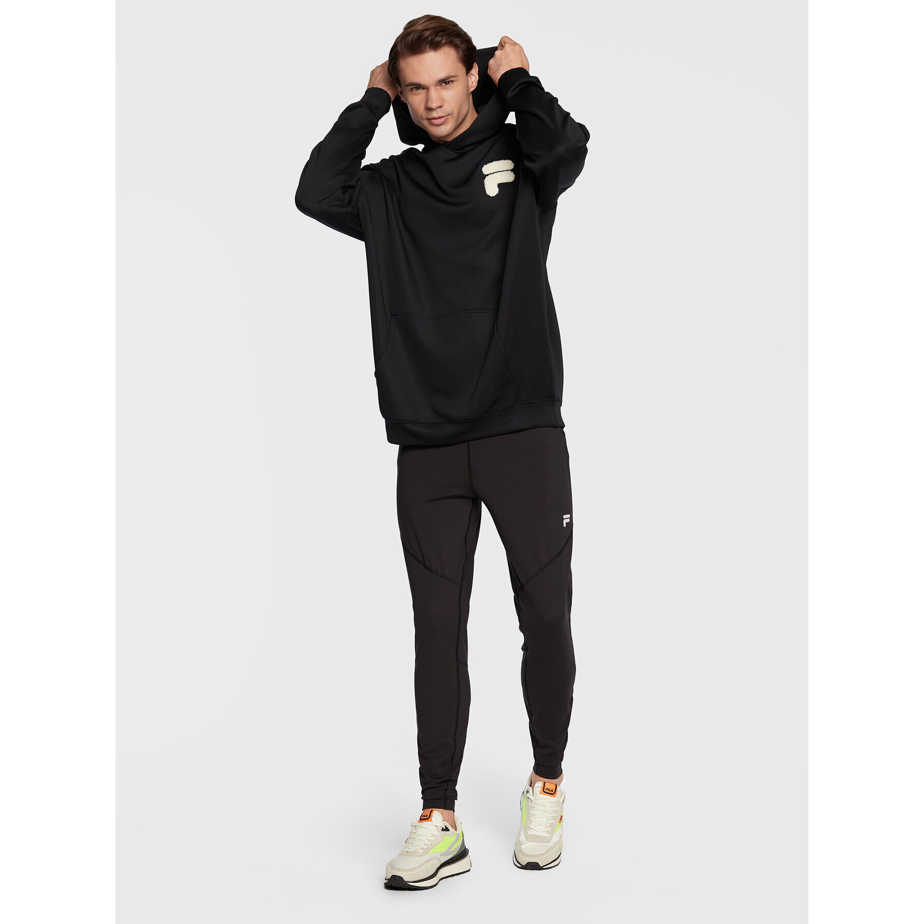 Fila Bluză Catanzaro Elongated FAM0135 Negru Regular Fit - Pled.ro