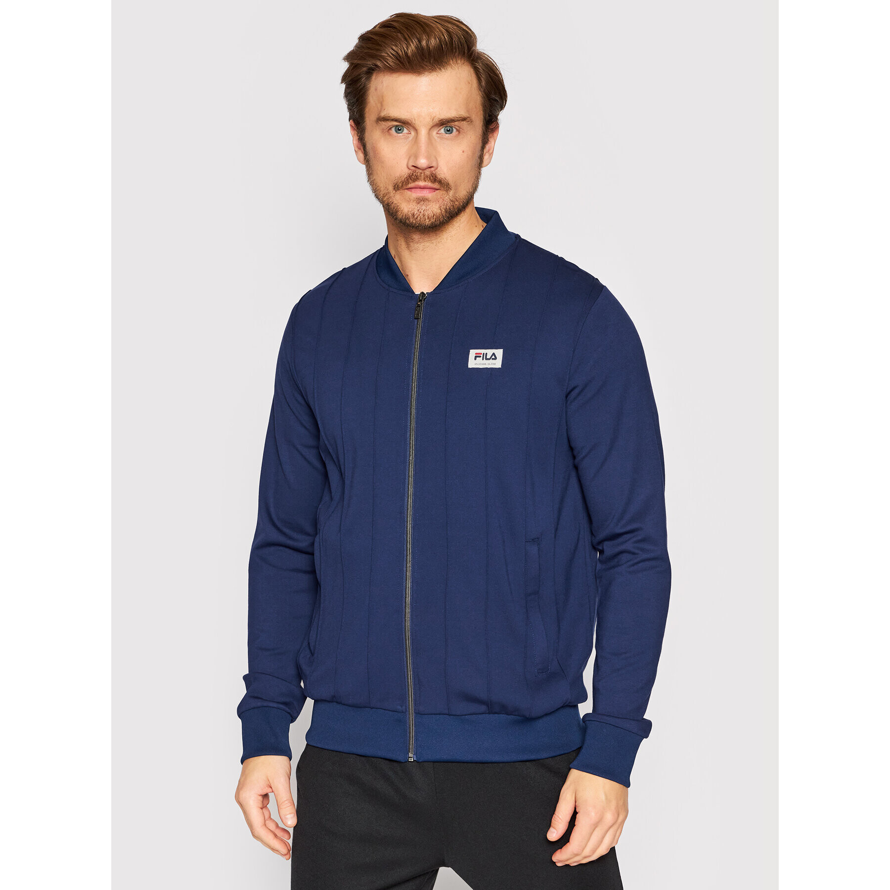 Fila Bluză Tarvis FAM0030 Bleumarin Regular Fit - Pled.ro