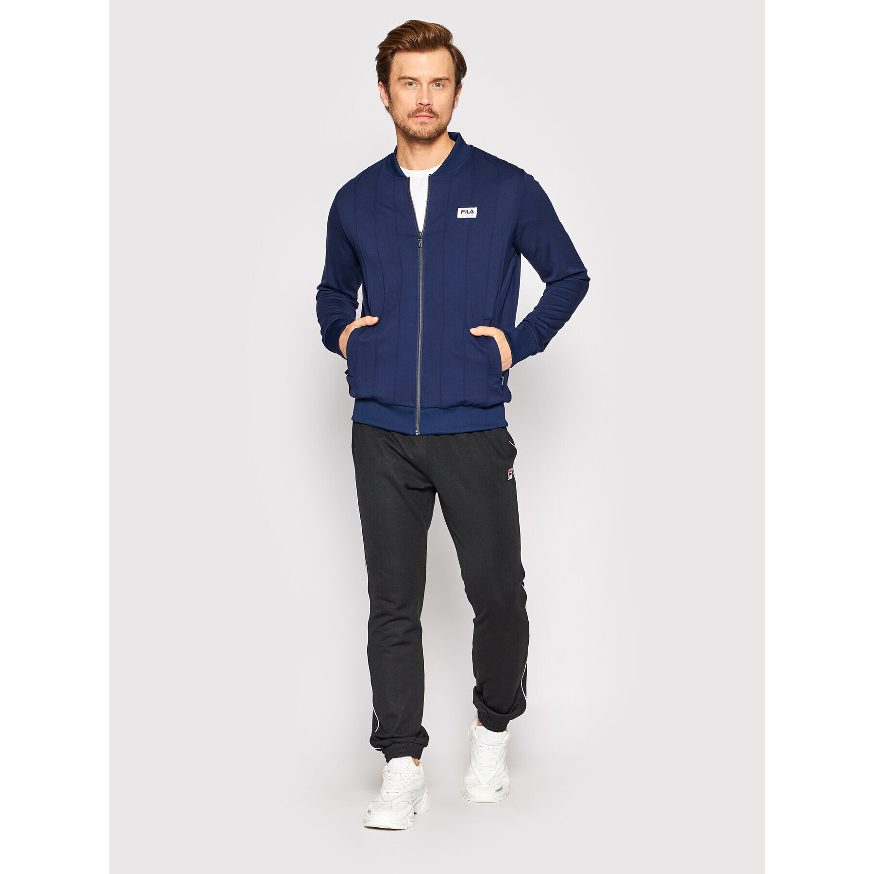 Fila Bluză Tarvis FAM0030 Bleumarin Regular Fit - Pled.ro