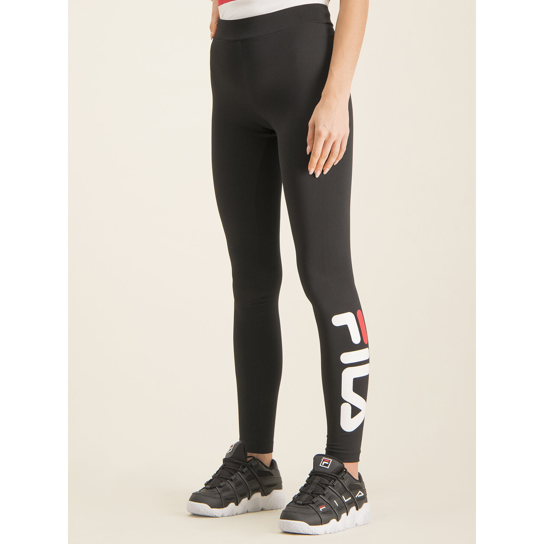 Fila Colanți 681826 Negru Slim Fit - Pled.ro