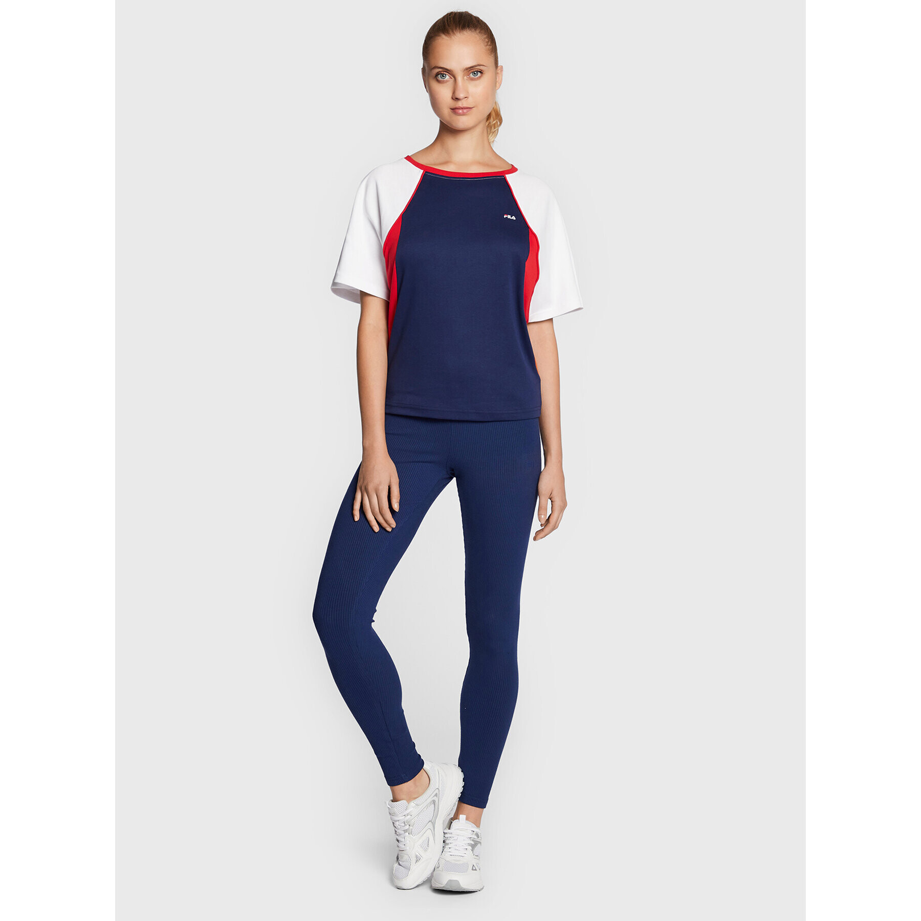 Fila Colanți Bozcaada FAW0256 Albastru Slim Fit - Pled.ro