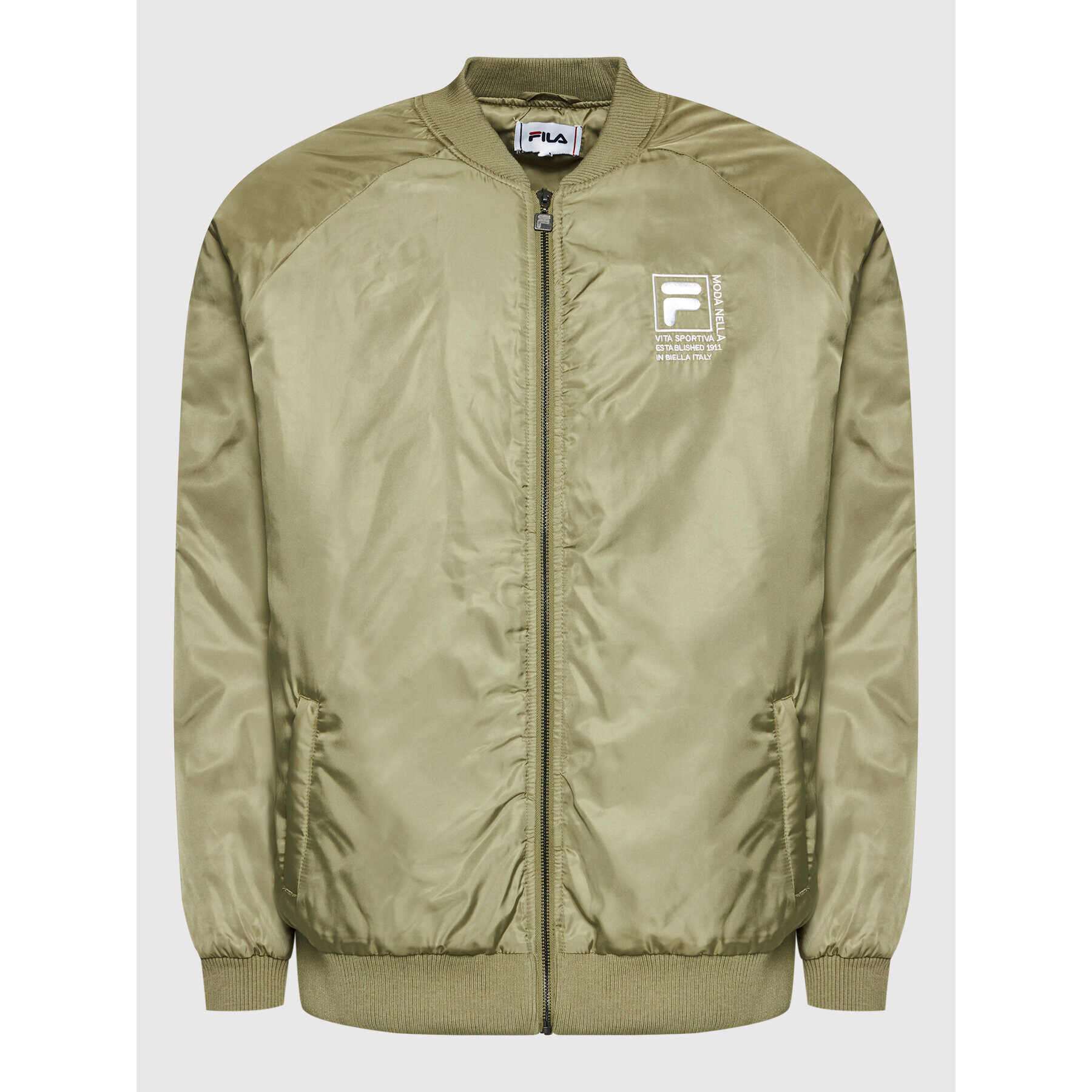 Fila Geacă bomber Raam Light 689345 Verde Regular Fit - Pled.ro