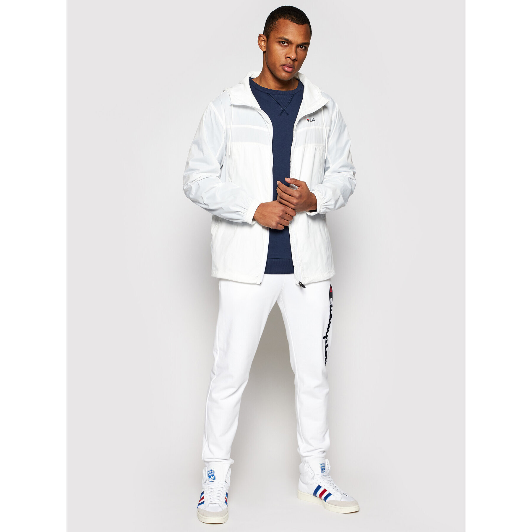 Fila Geacă de vânt Eracio 688443 Alb Regular Fit - Pled.ro