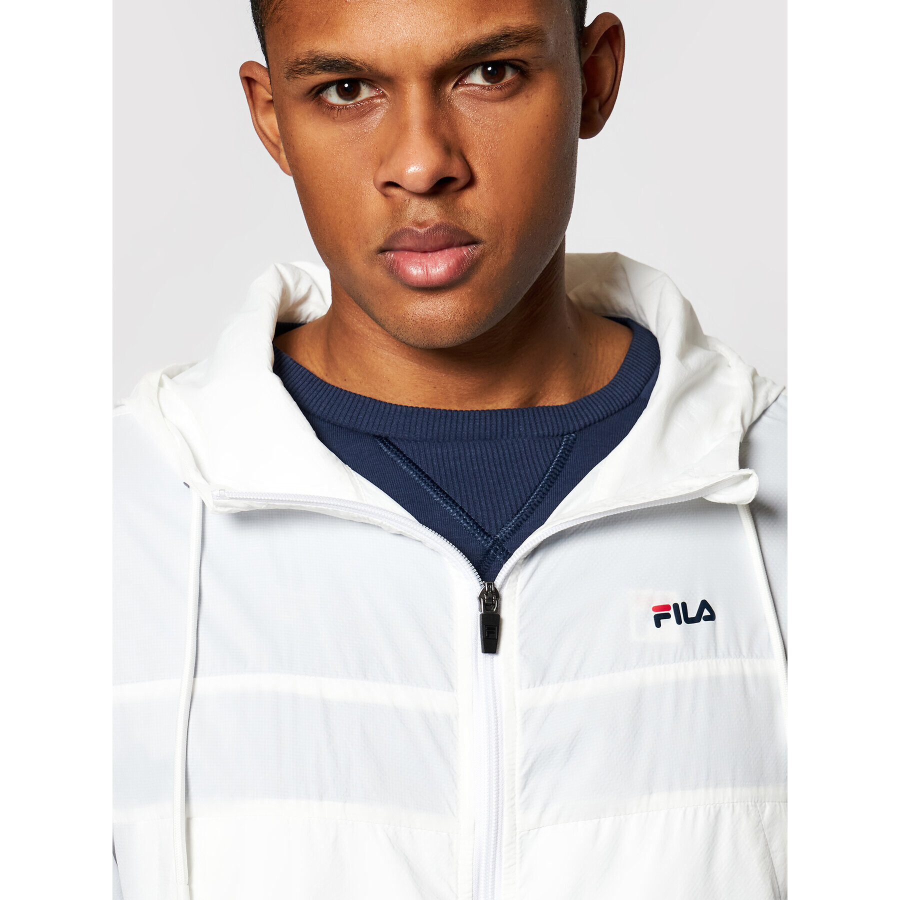 Fila Geacă de vânt Eracio 688443 Alb Regular Fit - Pled.ro