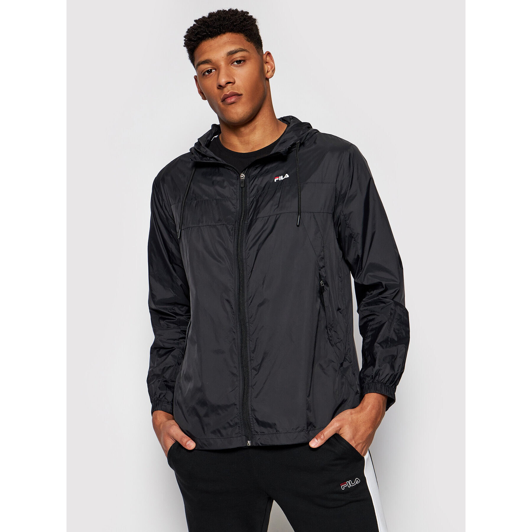 Fila Geacă de vânt Eracio 688443 Negru Regular Fit - Pled.ro