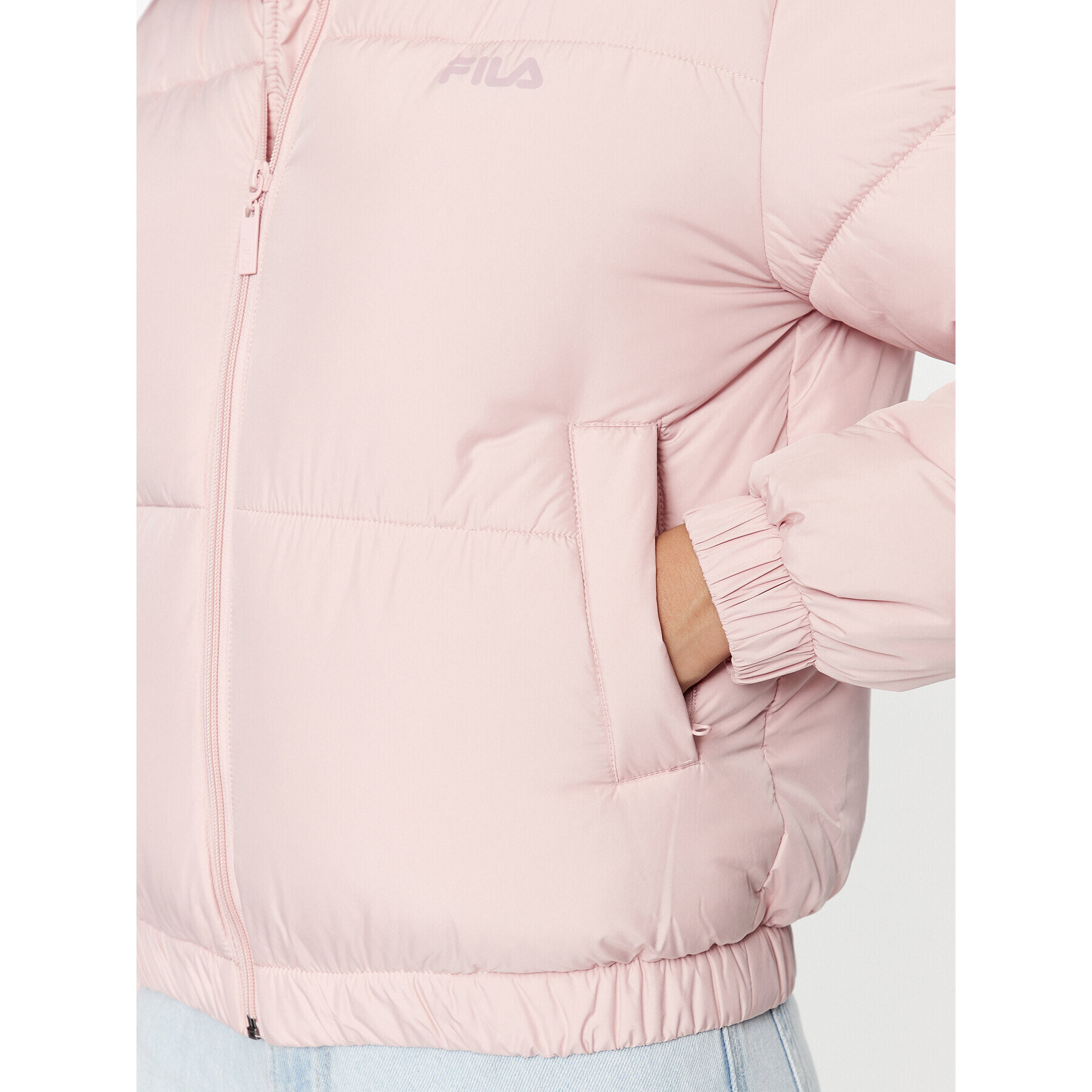 Fila Geacă din puf FAW0549 Roz Regular Fit - Pled.ro