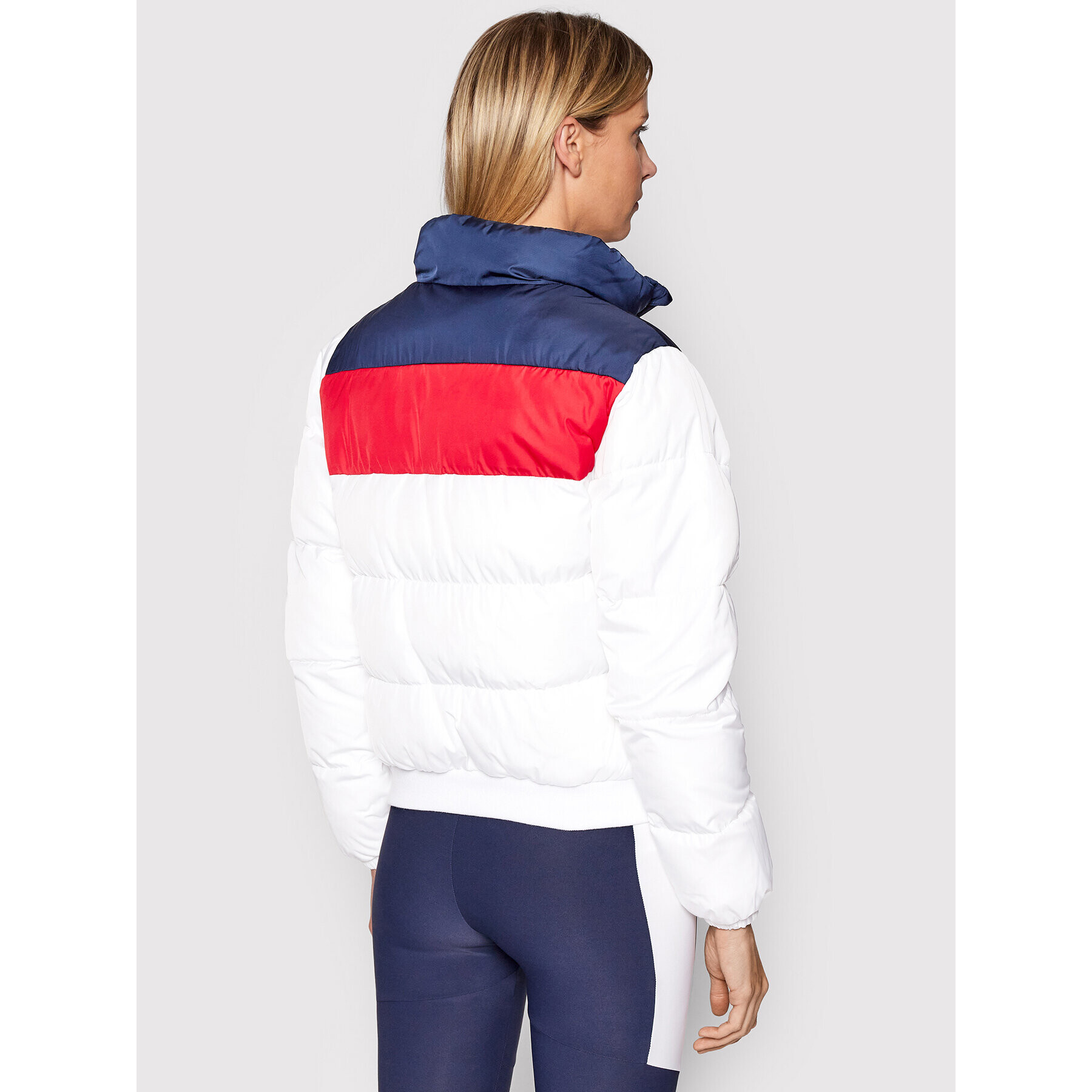 Fila Geacă din puf Iris 683493 Alb Regular Fit - Pled.ro