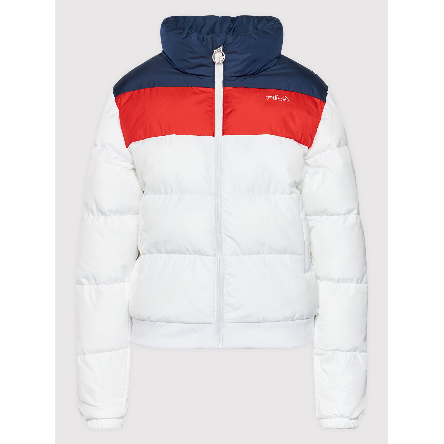 Fila Geacă din puf Iris 683493 Alb Regular Fit - Pled.ro