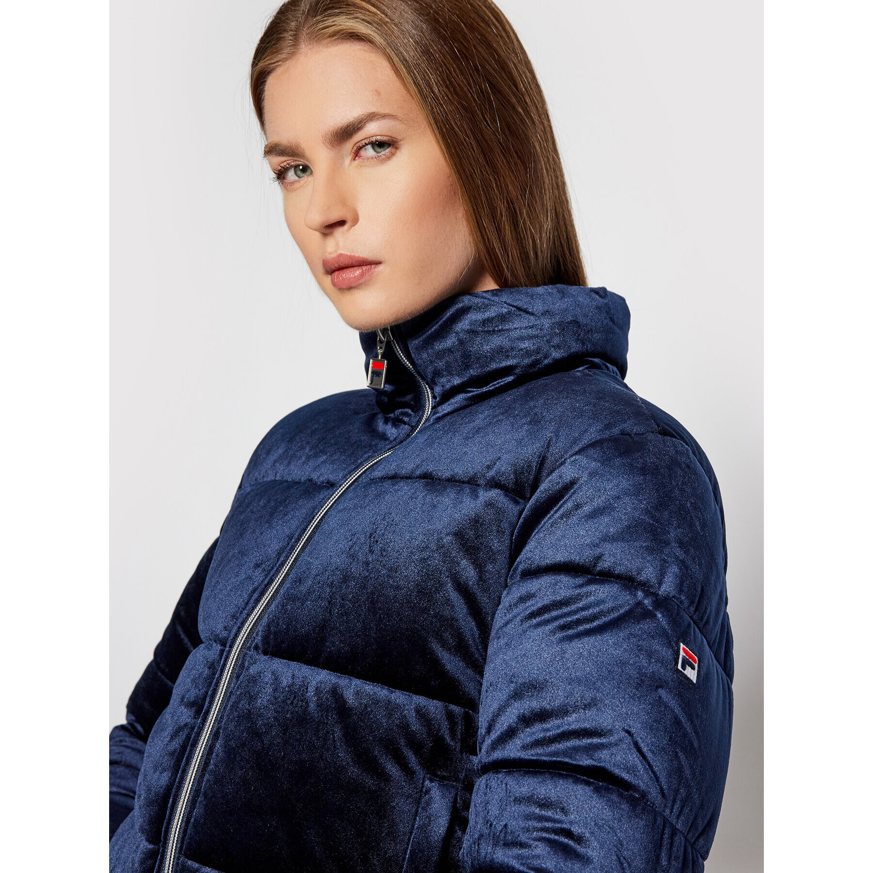 Fila Geacă din puf Tavi 689162 Bleumarin Regular Fit - Pled.ro