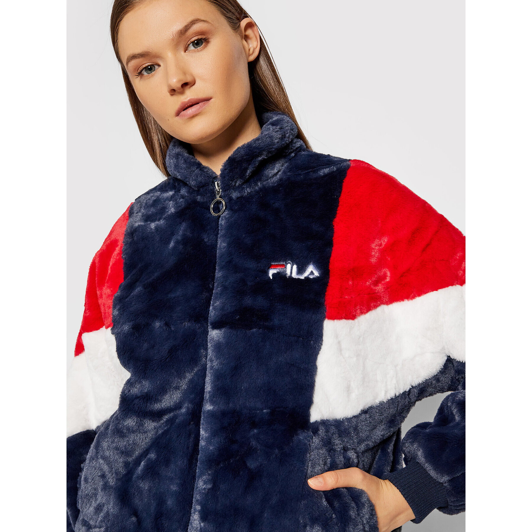 Fila Geacă Elin 688931 Bleumarin Regular Fit - Pled.ro