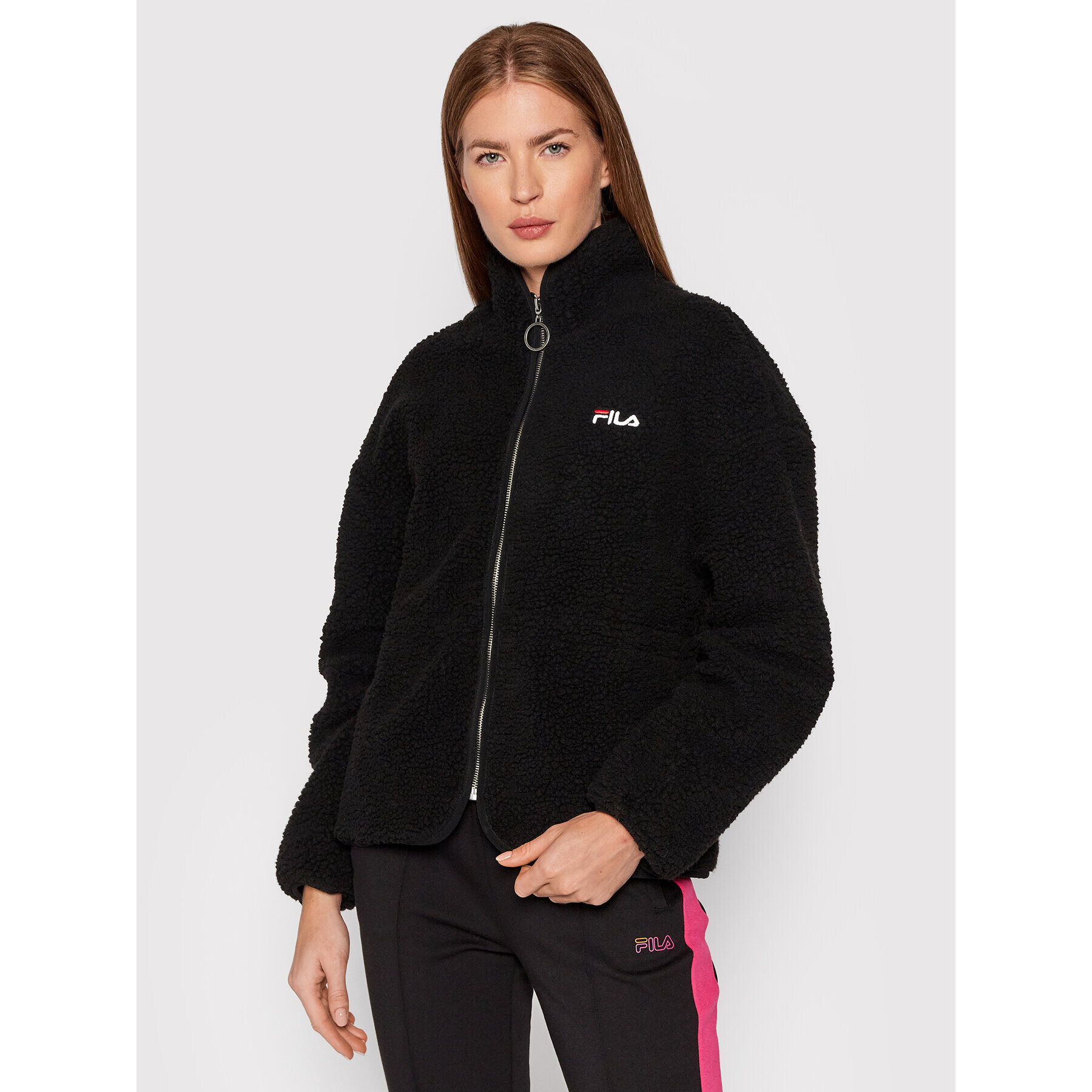 Fila Geacă Sari 687980 Negru Regular Fit - Pled.ro