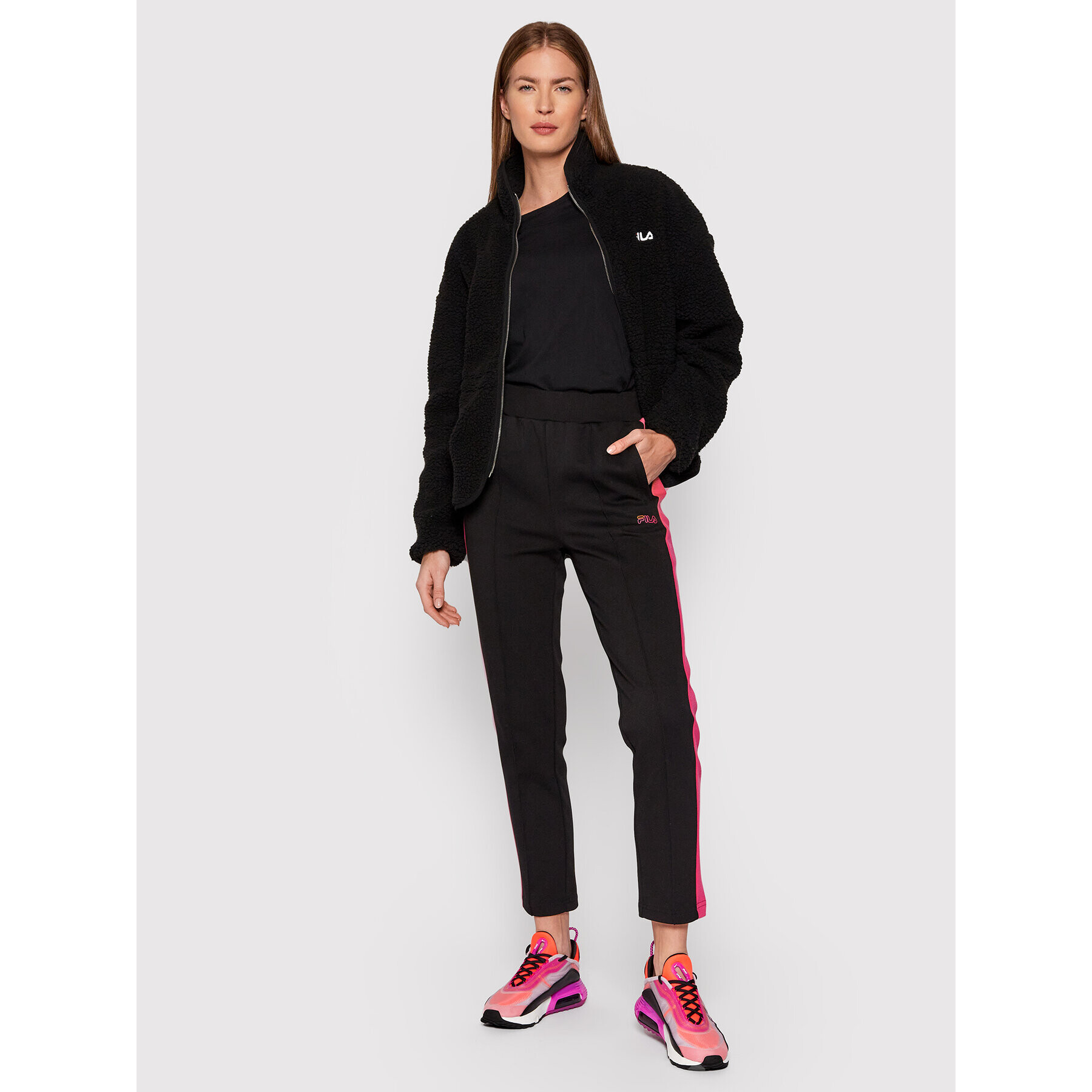 Fila Geacă Sari 687980 Negru Regular Fit - Pled.ro