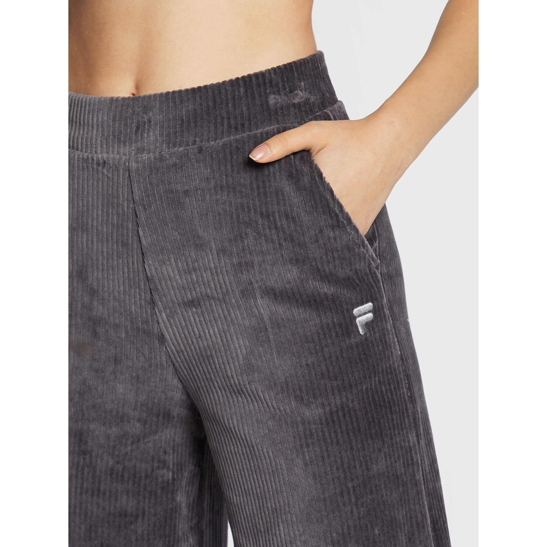 Fila Pantaloni din material Camerino FAW0231 Gri Regular Fit - Pled.ro