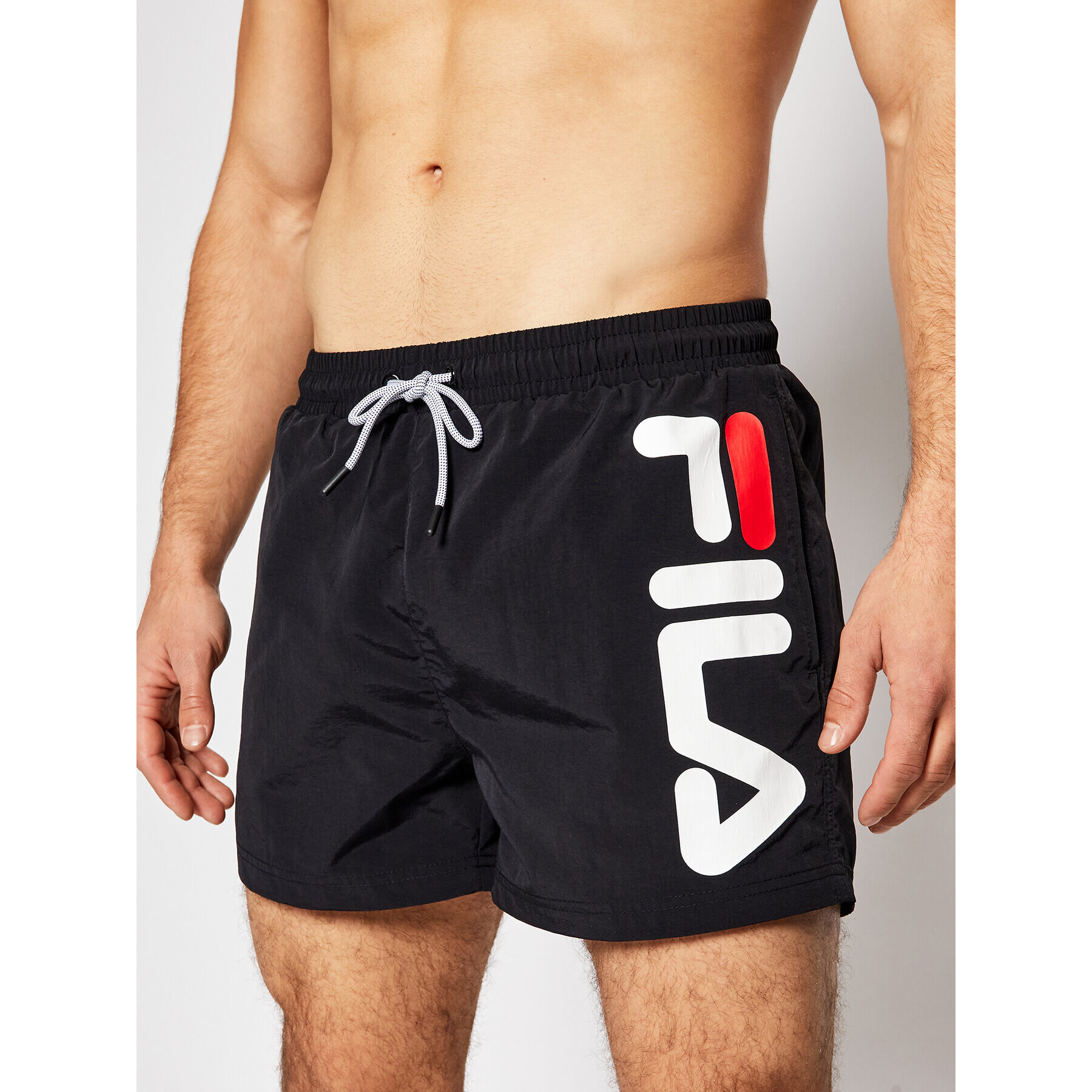 Fila Pantaloni scurți pentru înot Michi 688922 Negru Regular Fit - Pled.ro