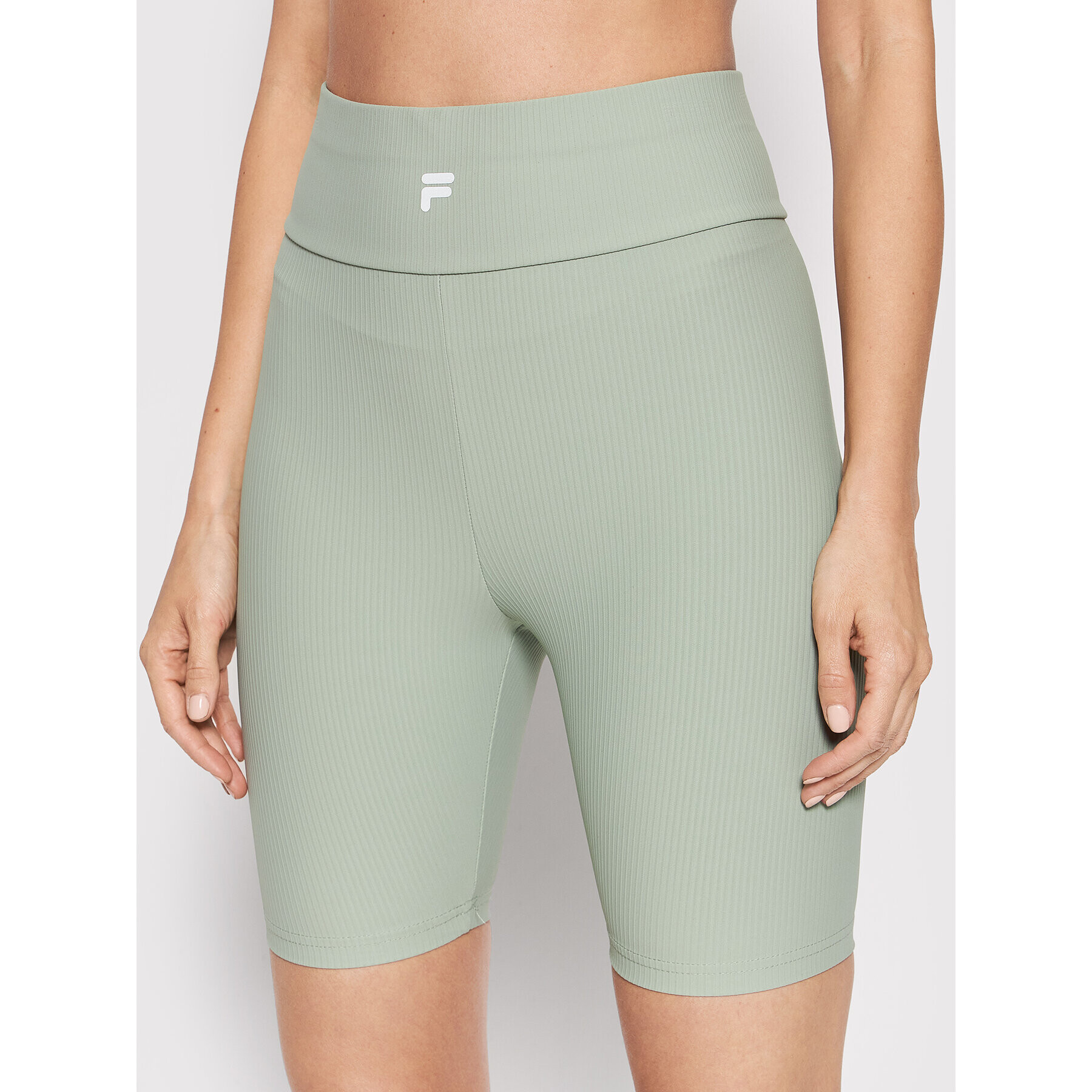 Fila Pantaloni scurți sport Cassino FAW0081 Verde Slim Fit - Pled.ro