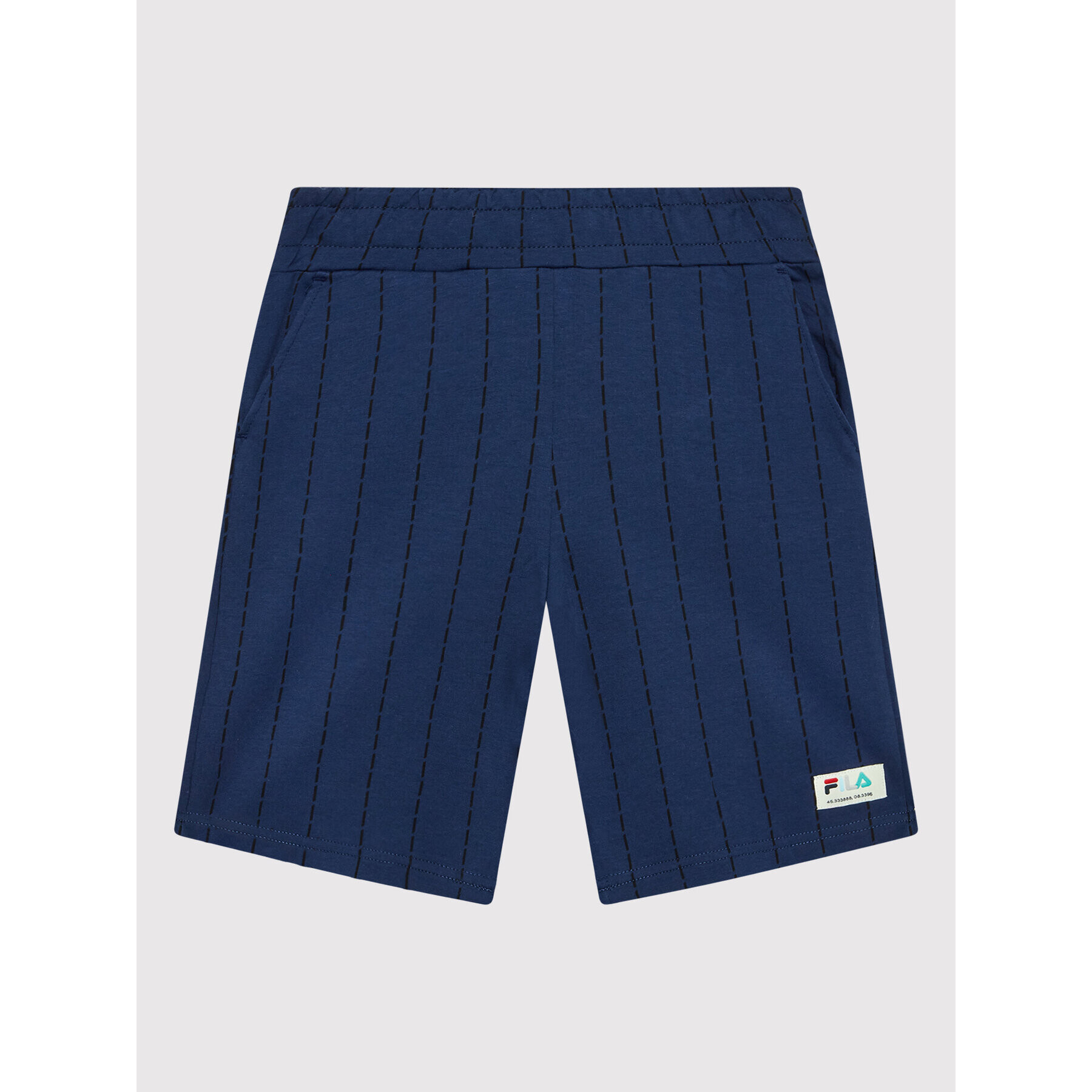 Fila Pantaloni scurți sport Tesfeld Aop FAT0055 Bleumarin Regular Fit - Pled.ro