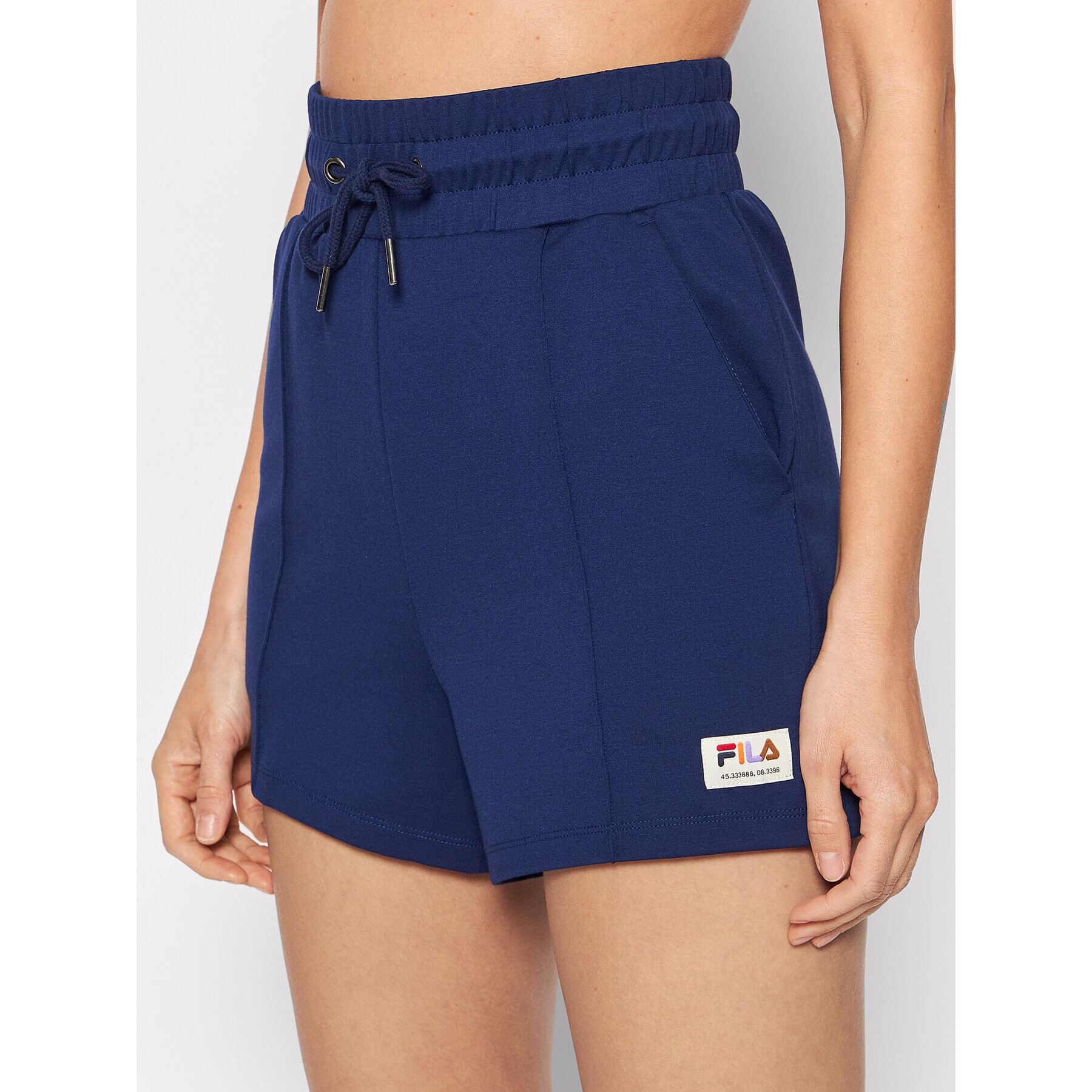 Fila Pantaloni scurți sport Todi FAW0023 Bleumarin Regular Fit - Pled.ro