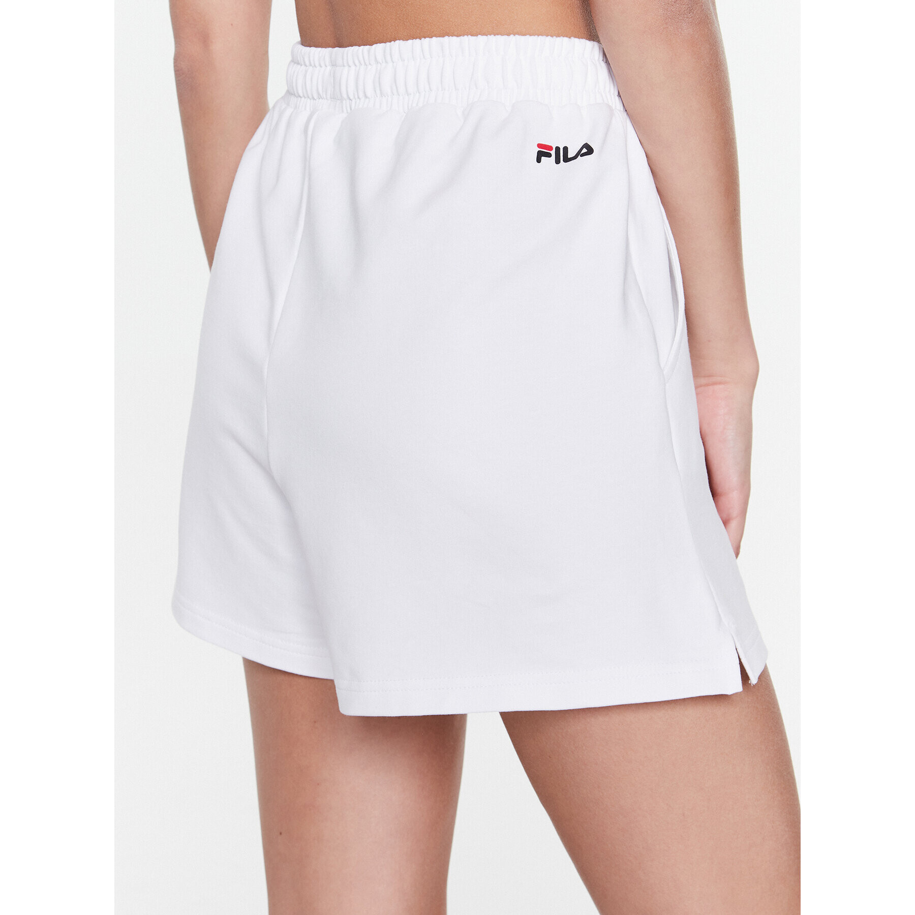 Fila Pantaloni scurți sport Banaz FAW0138 Alb Regular Fit - Pled.ro