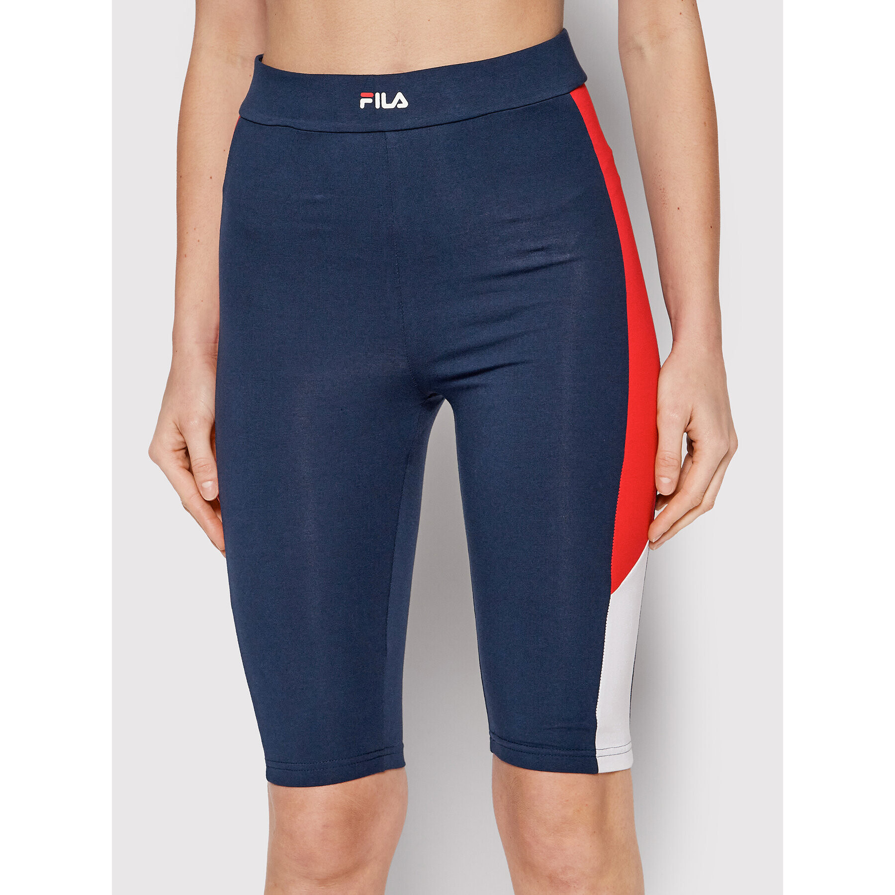 Fila Pantaloni scurți sport Basel FAW0147 Bleumarin Slim Fit - Pled.ro