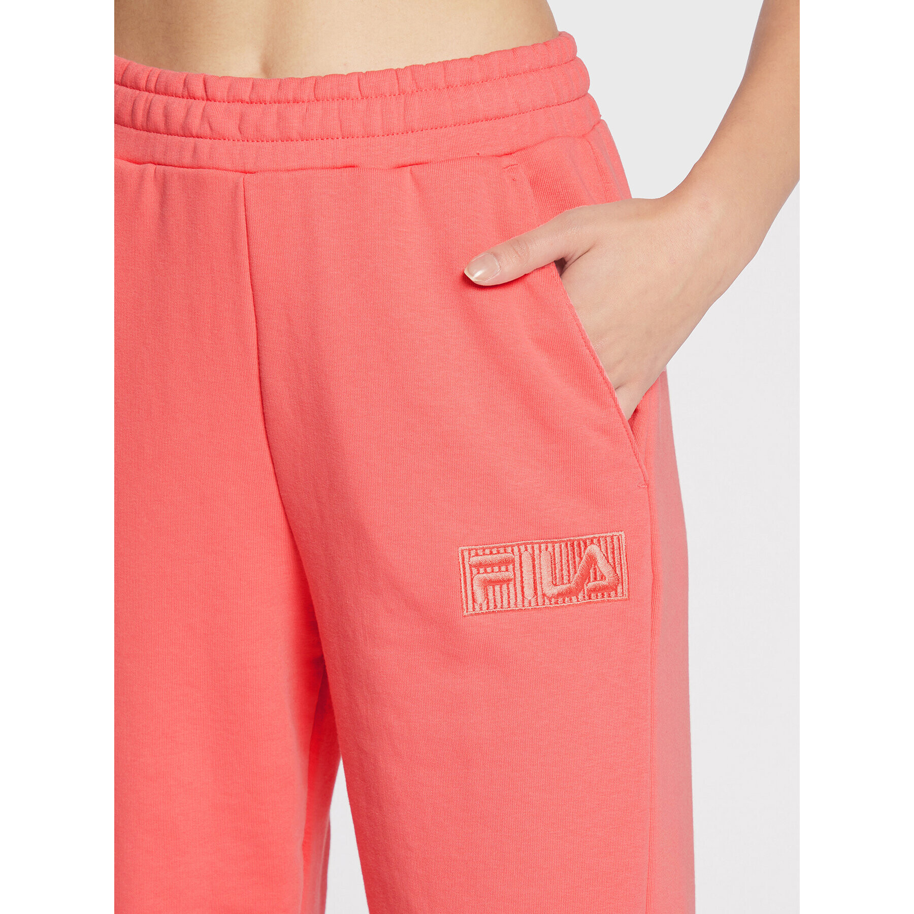 Fila Pantaloni trening Bandirma FAW0254 Roz Regular Fit - Pled.ro