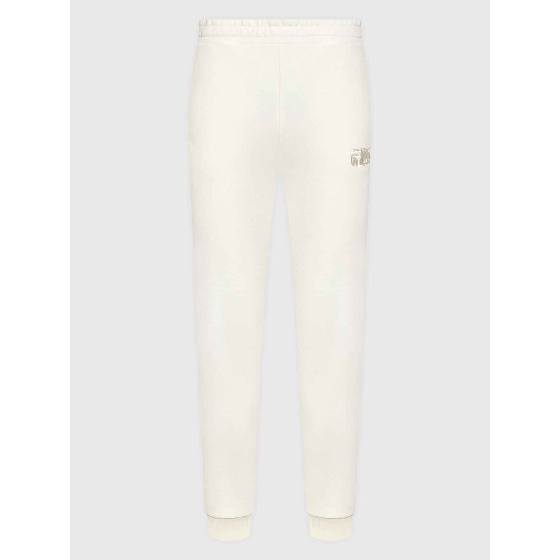 Fila Pantaloni trening Baska FAM0160 Alb Regular Fit - Pled.ro